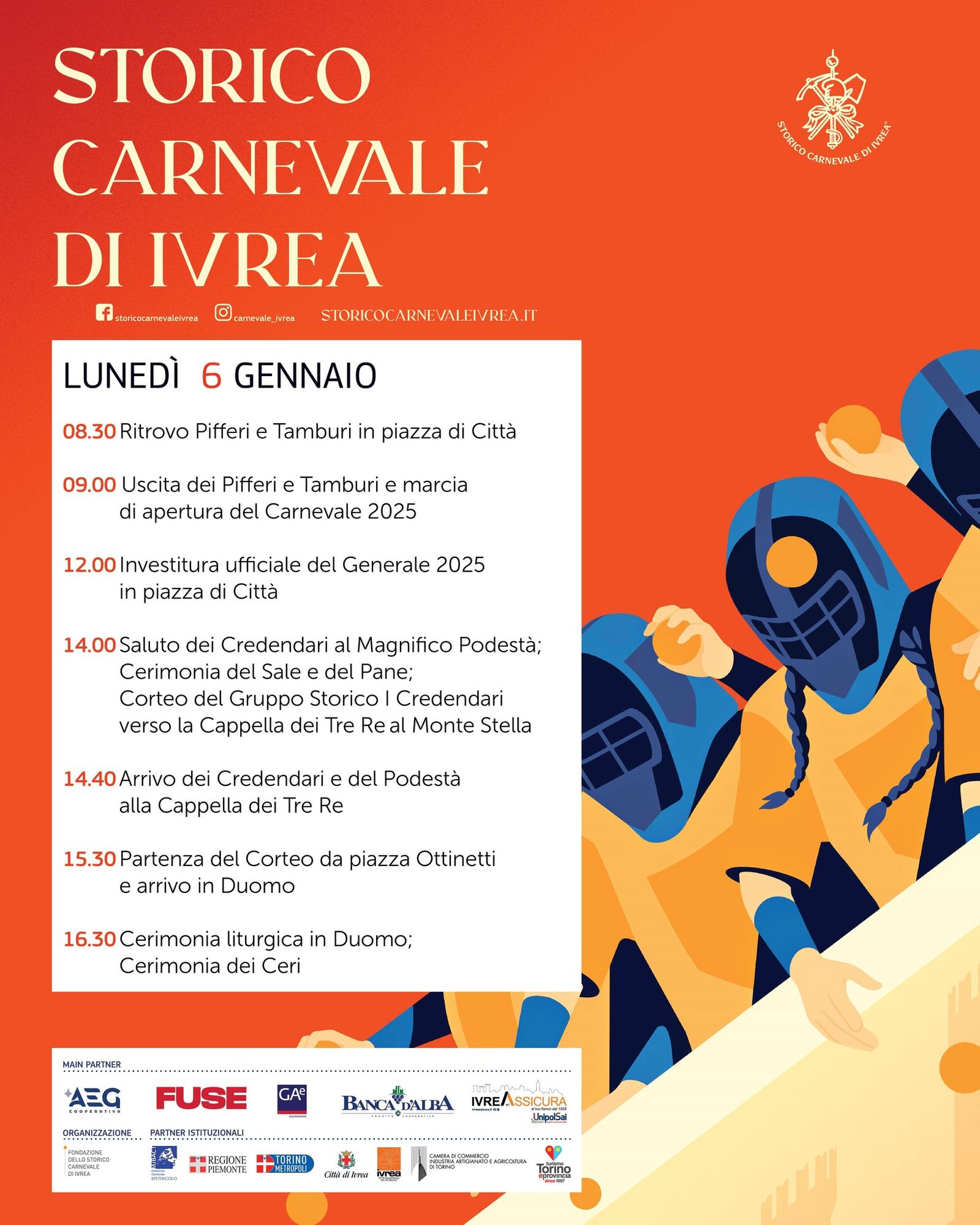 IVREA - Storico Carnevale di Ivrea 2025