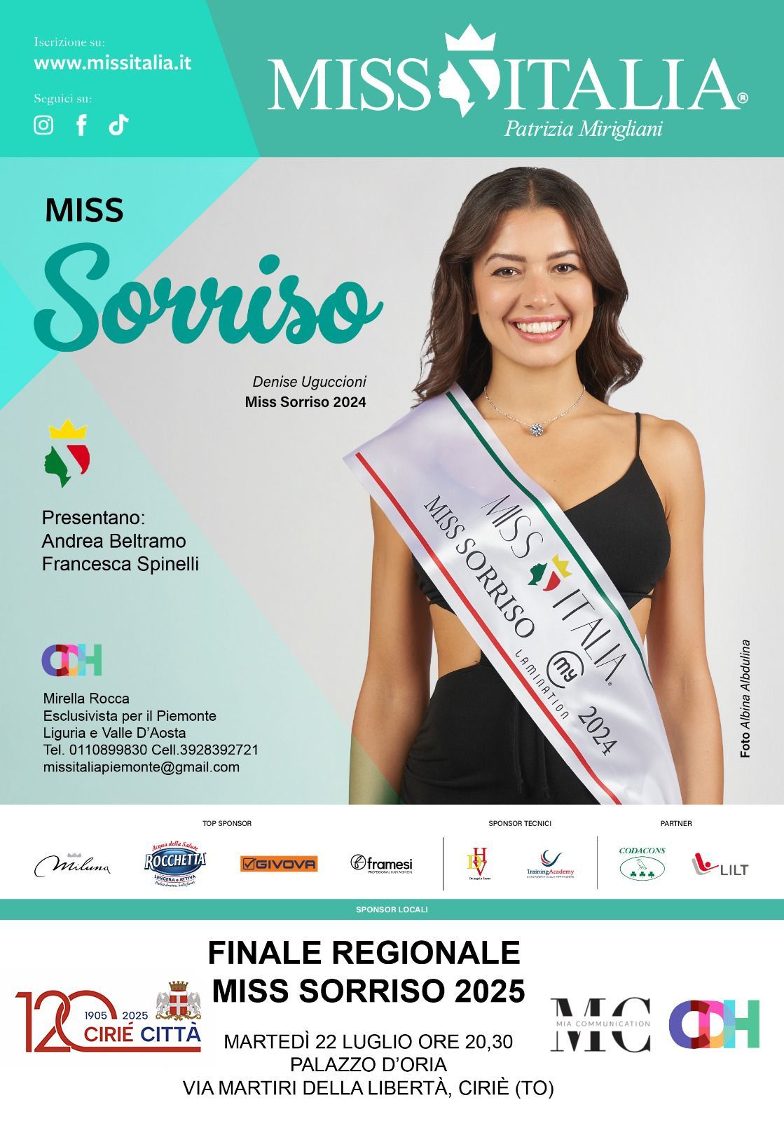 CIRIE' - Finale regionale di Miss Sorriso 2025