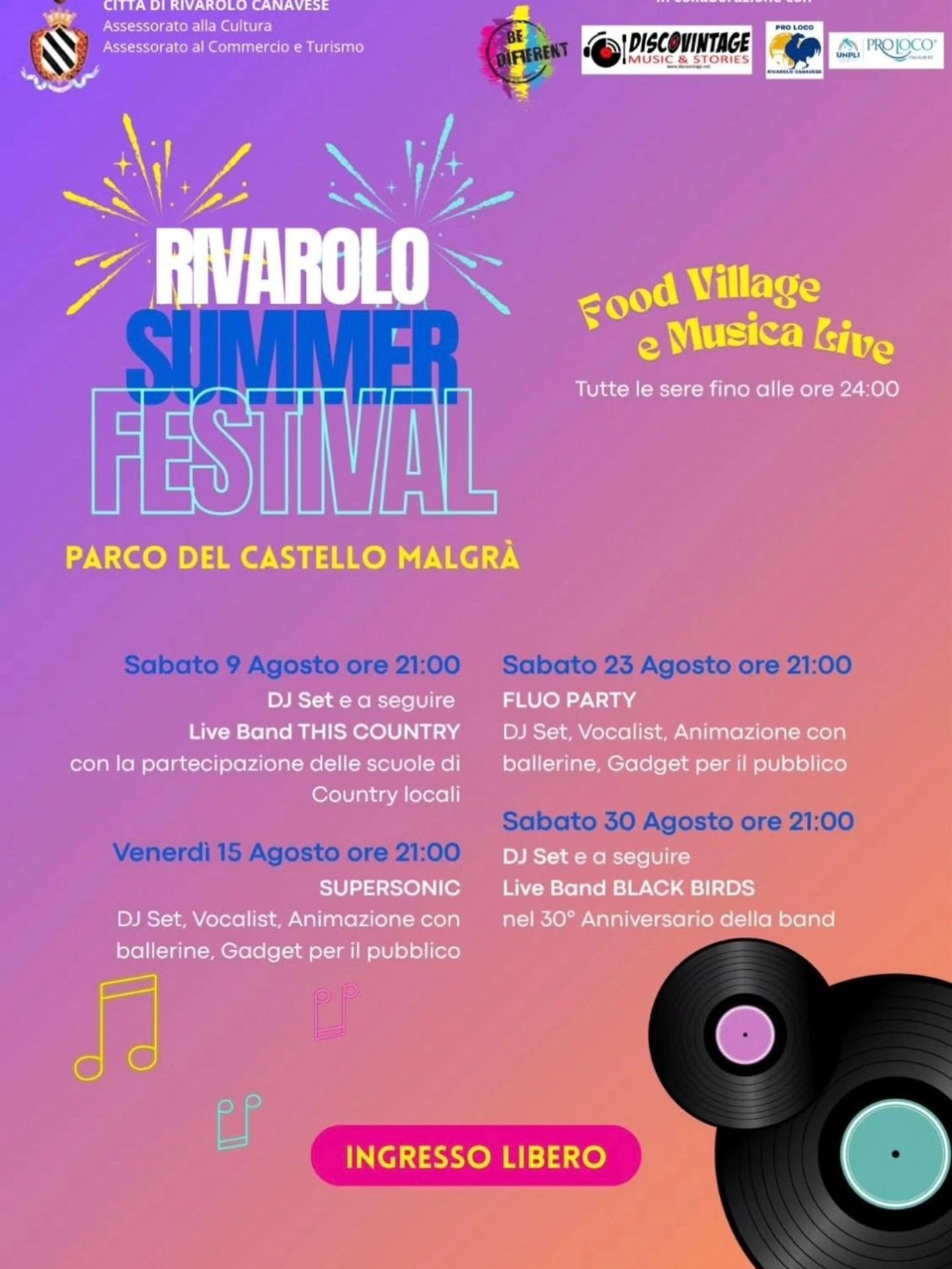 RIVAROLO CANAVESE - Rivarolo Summer Festival