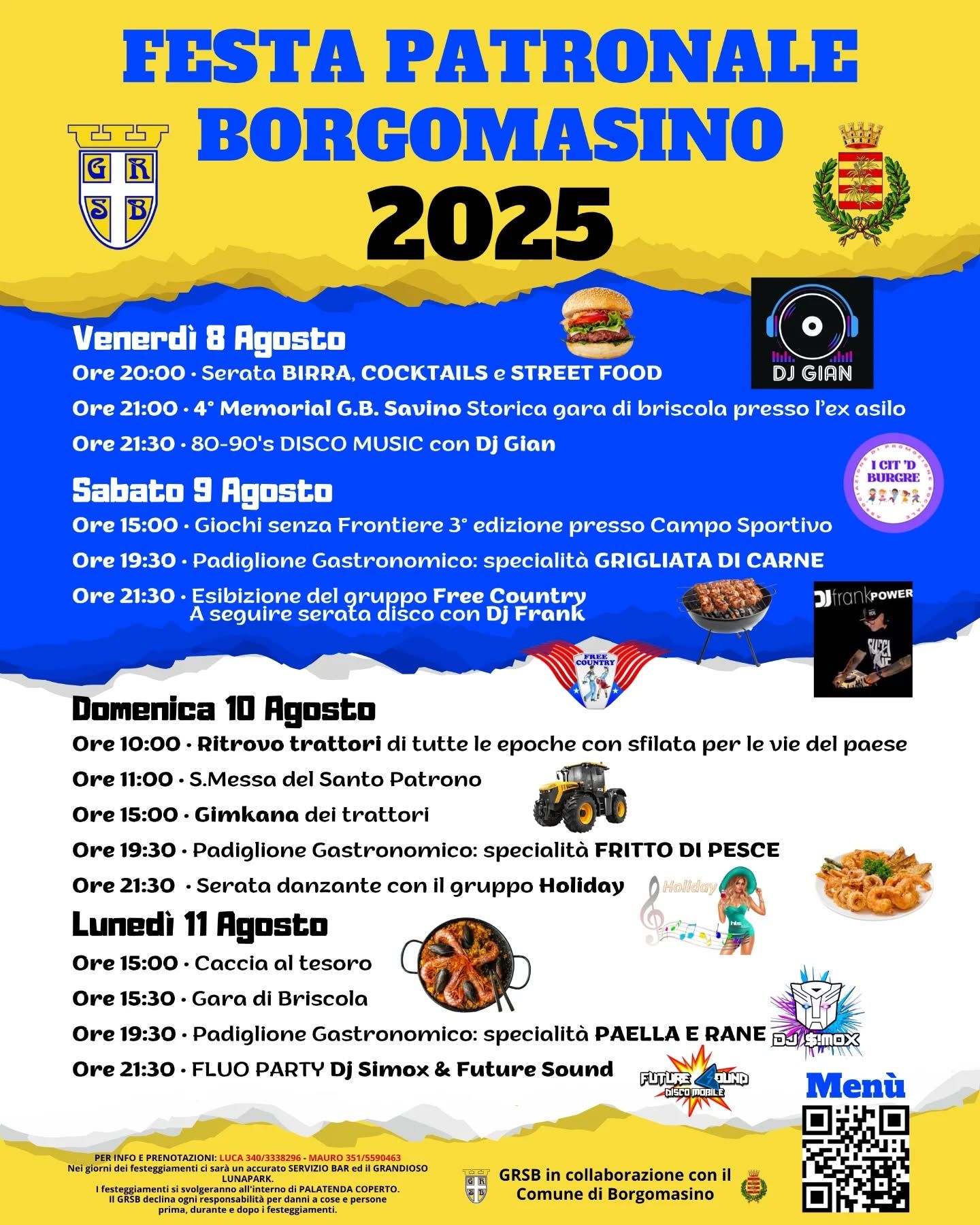 BORGOMASINO - Festa patronale 2025