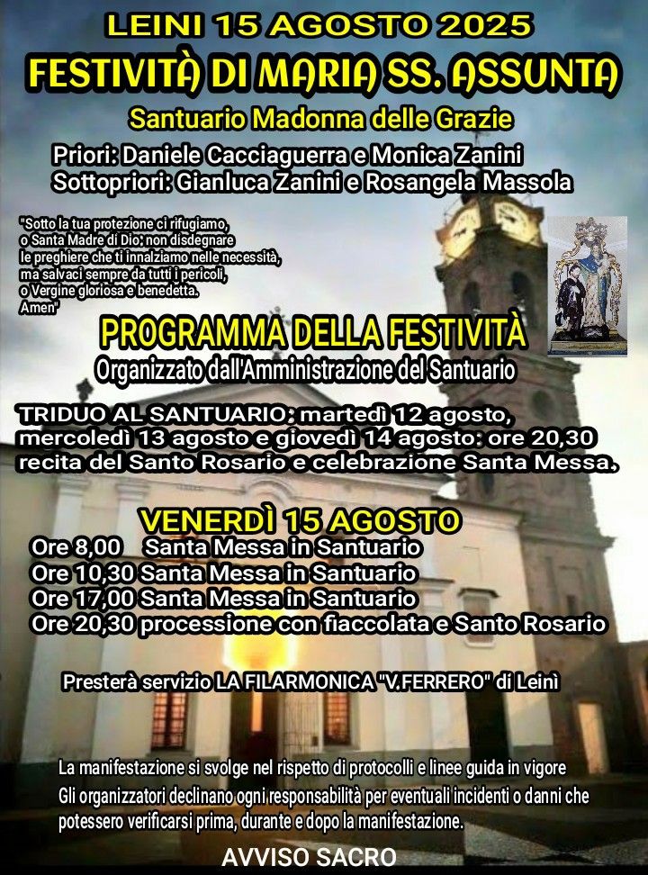 LEINI - Festa dell'Assunta