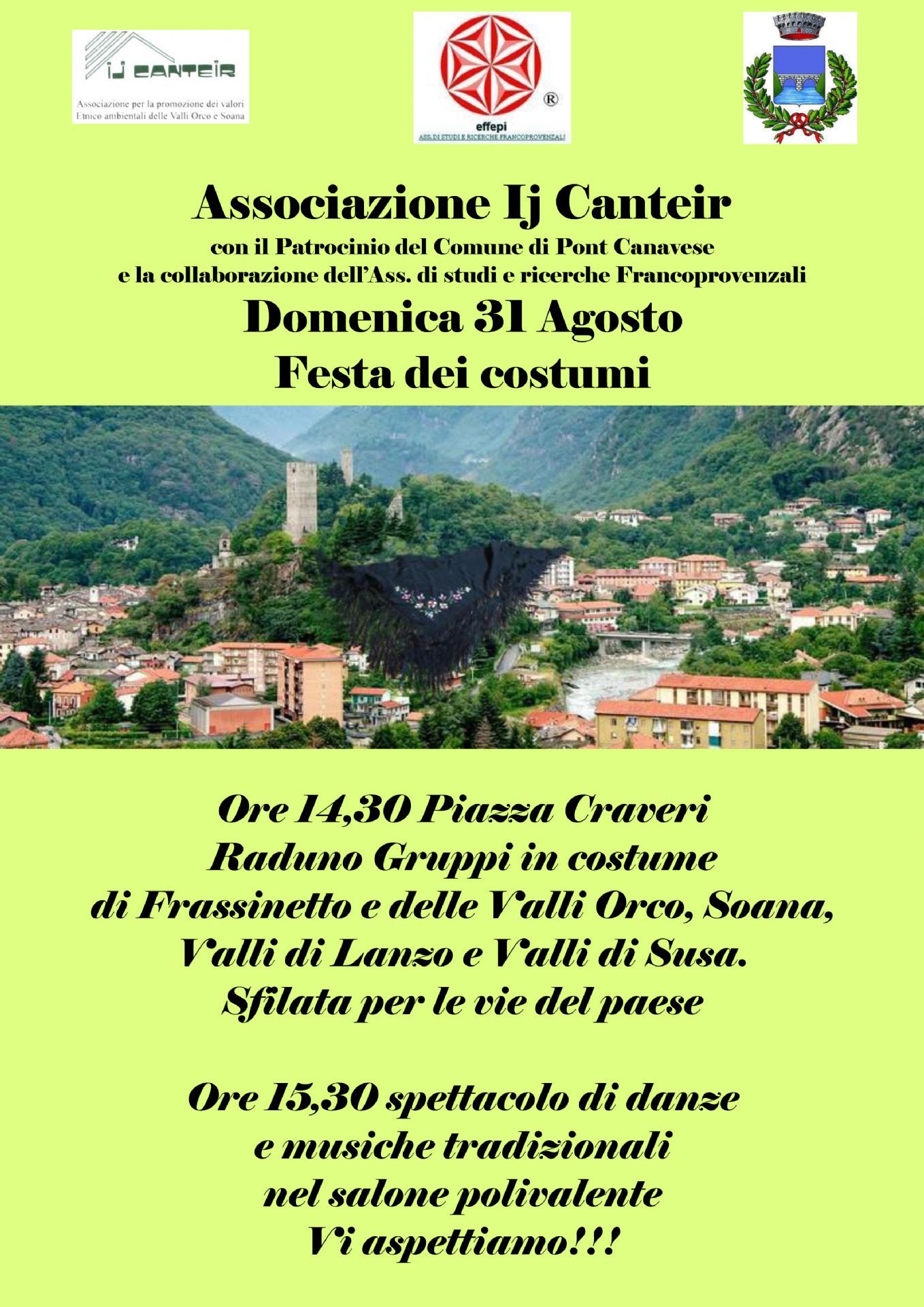 PONT CANAVESE - Festa dei costumi