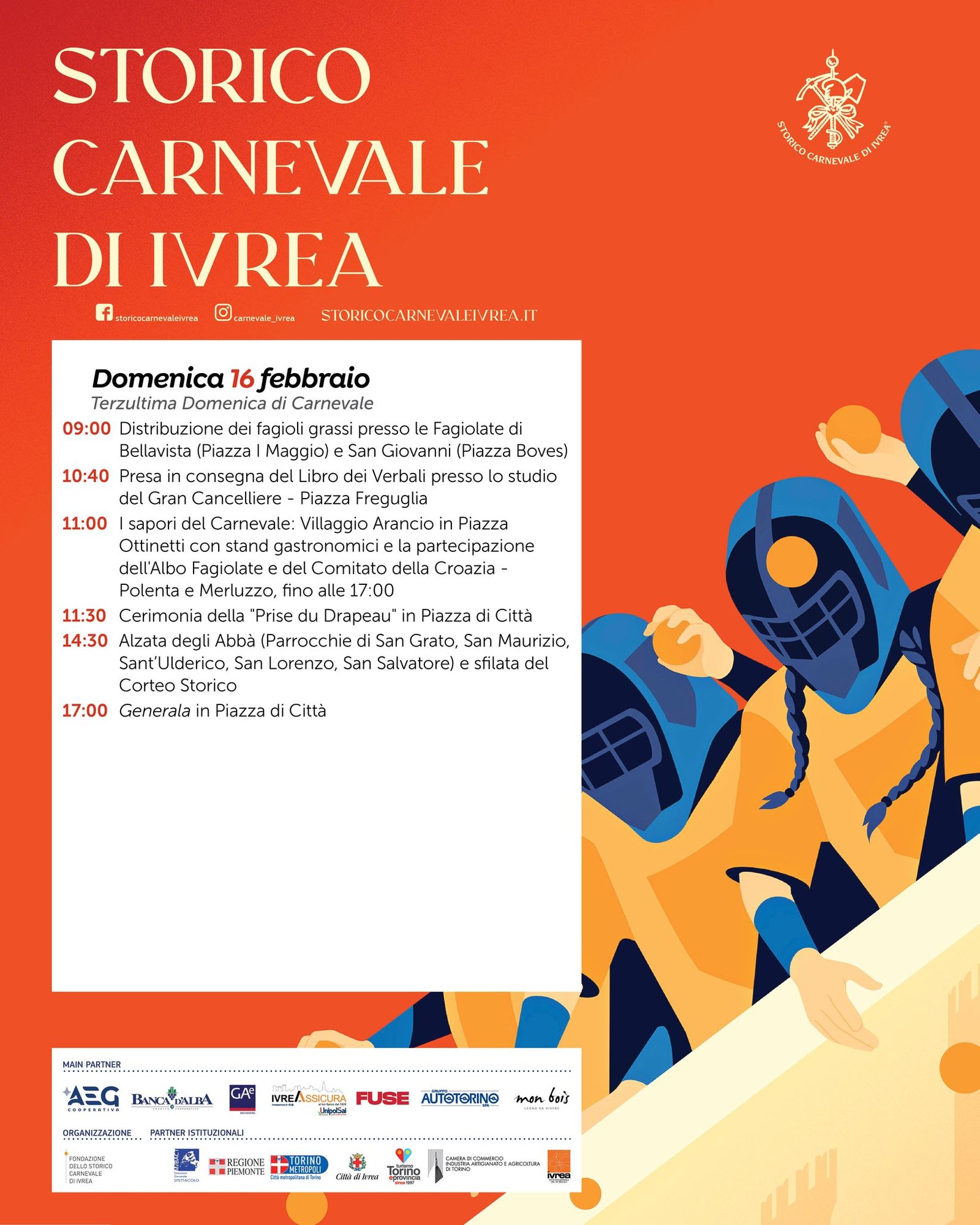 IVREA - Storico Carnevale di Ivrea 2025