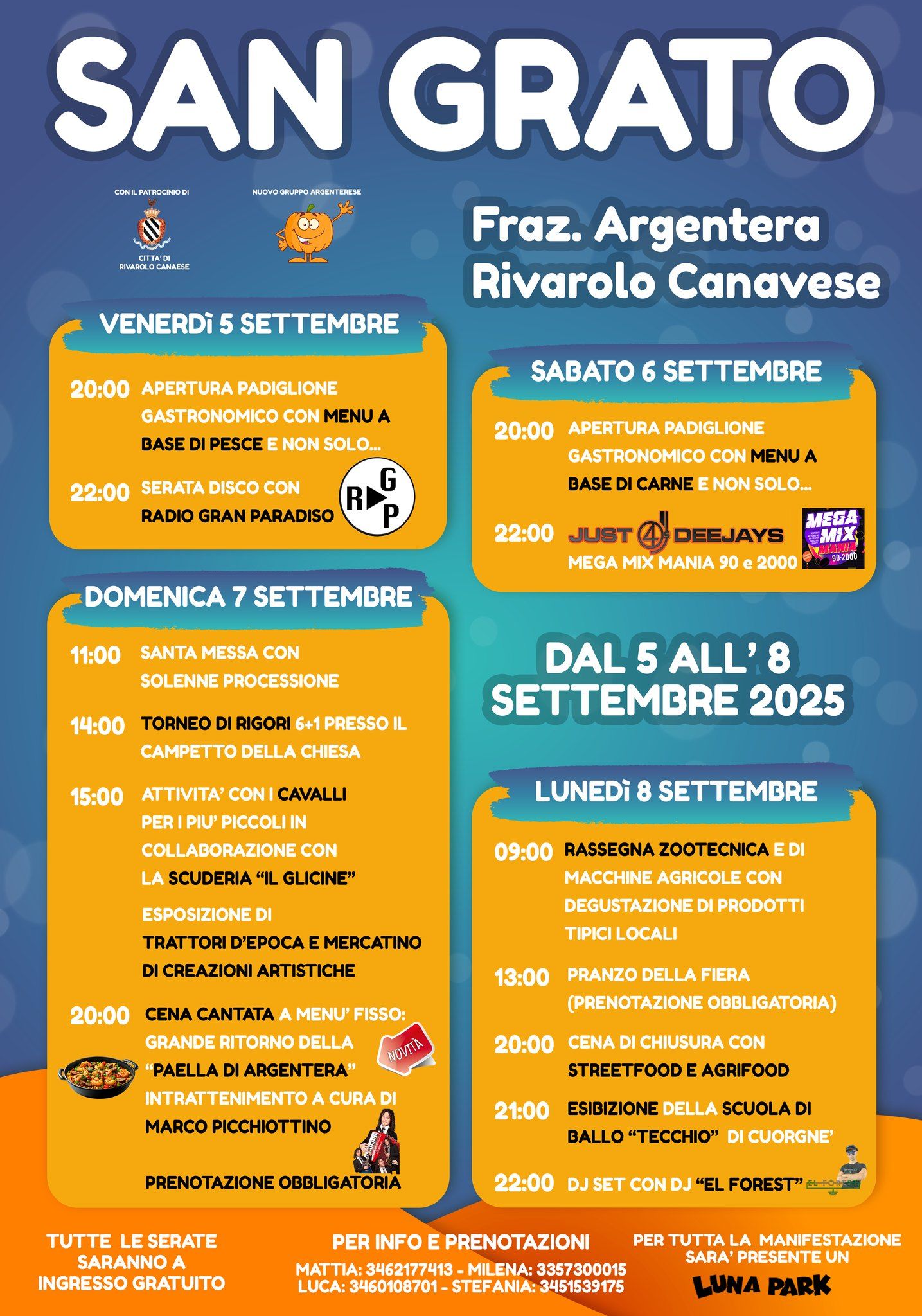 ARGENTERA - Festa di San Grato 2025