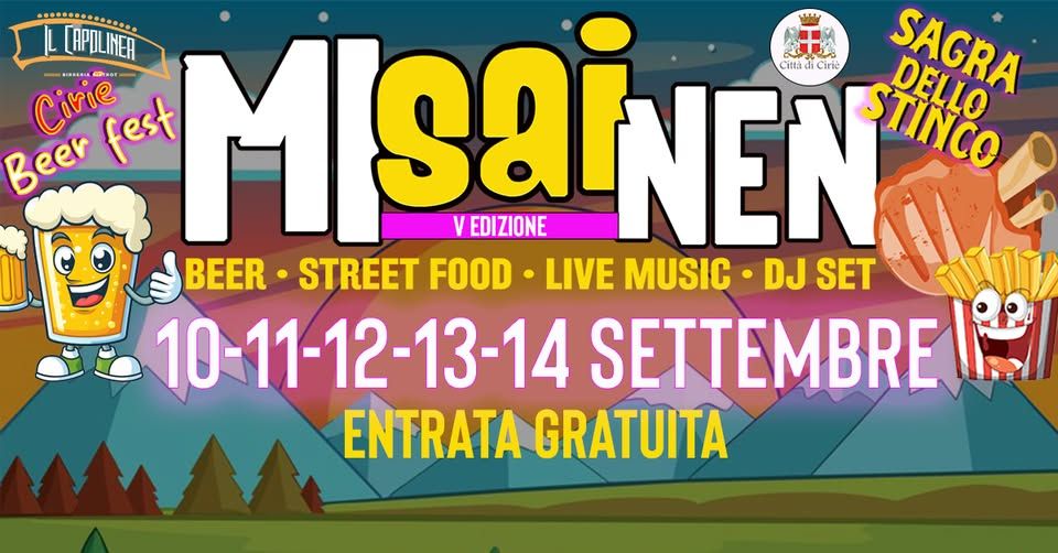 CIRIE' - Mi sai nen - Cirié Beer Fest - Sagra dello stinco