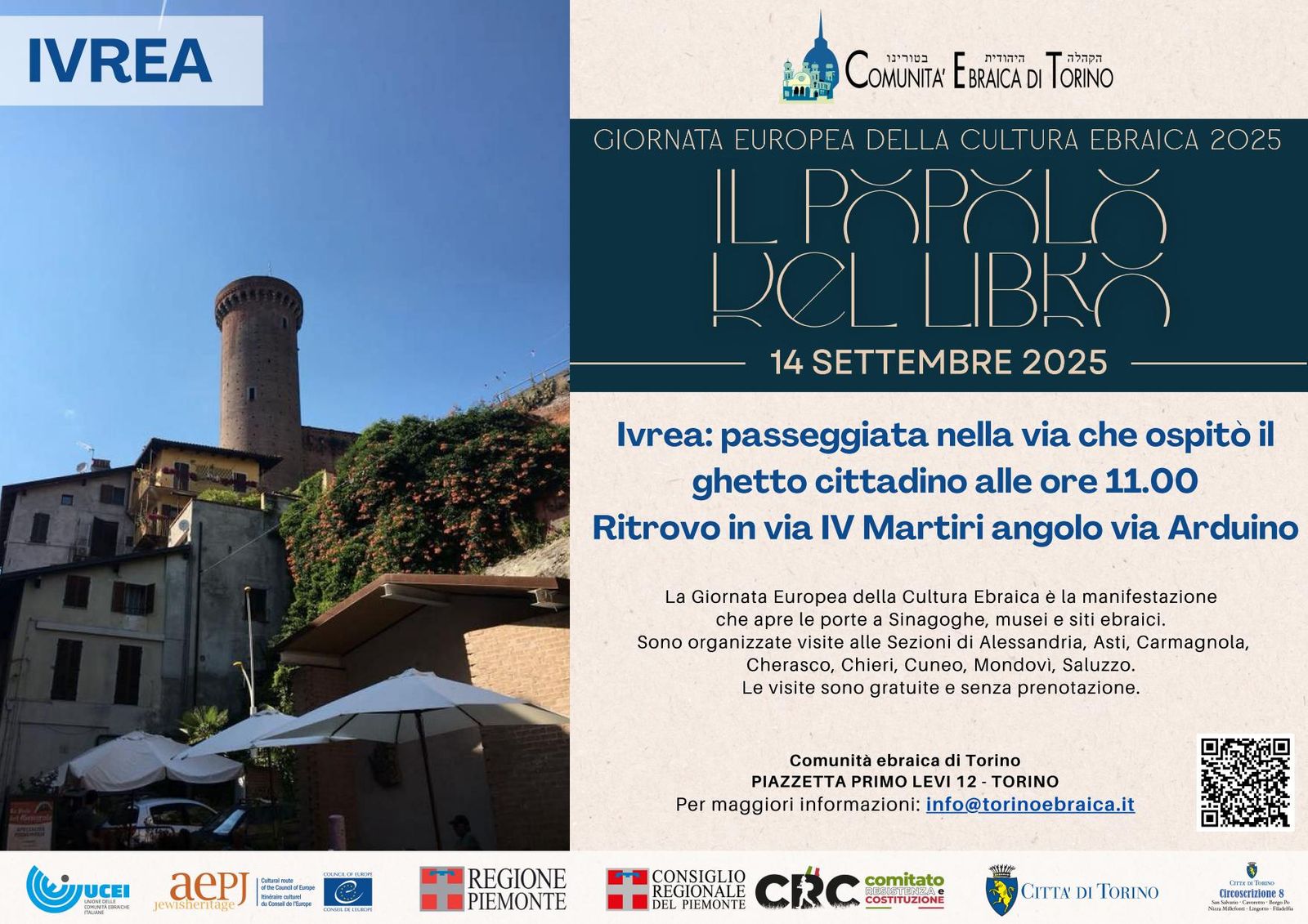 IVREA - Giornata Europea della Cultura Ebraica