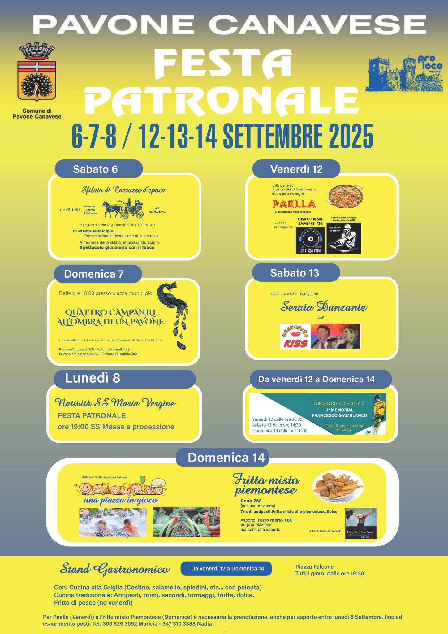 PAVONE CANAVESE - Festa patronale
