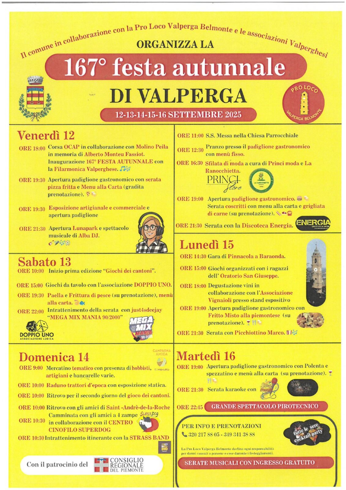 VALPERGA - 167 Festa autunnale