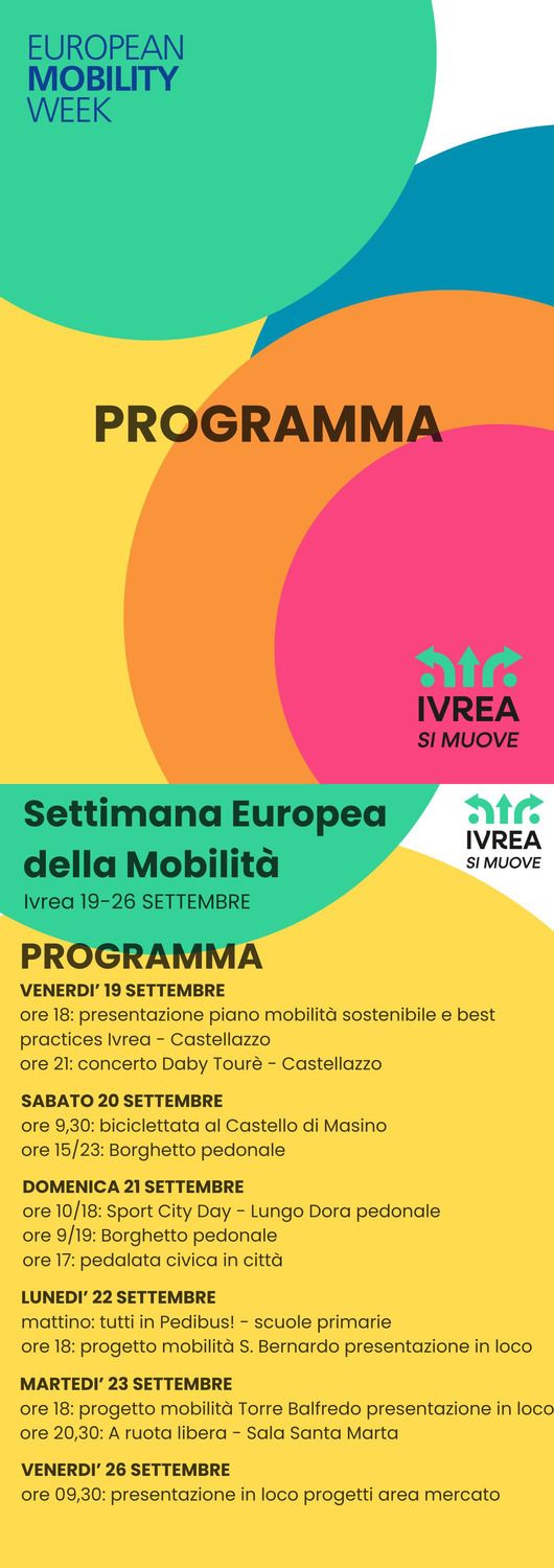 IVREA - Presentazione del piano di mobilità sostenibile