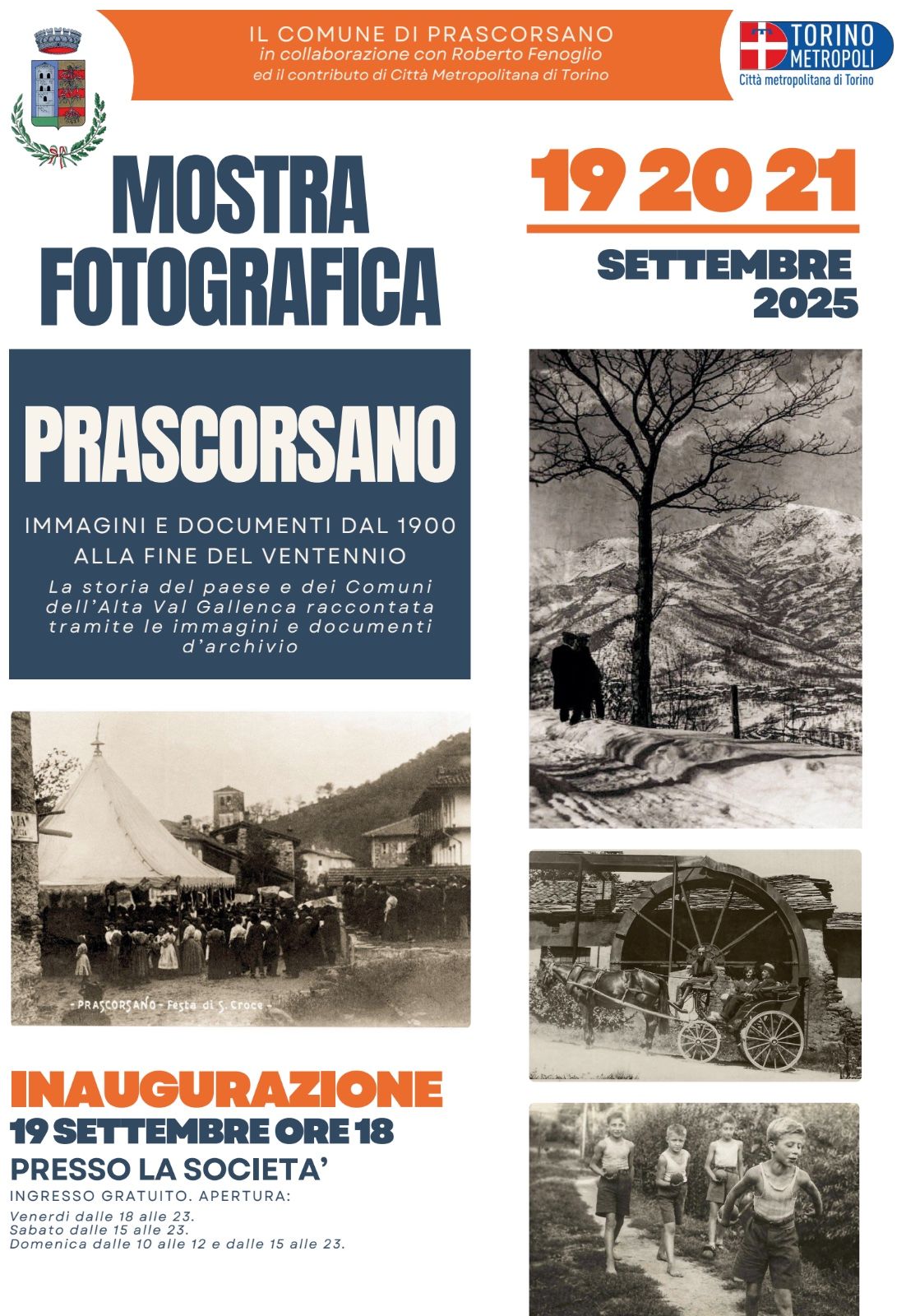 PRASCORSANO - Immagini e documenti dal 1900 alla fine del ventennio