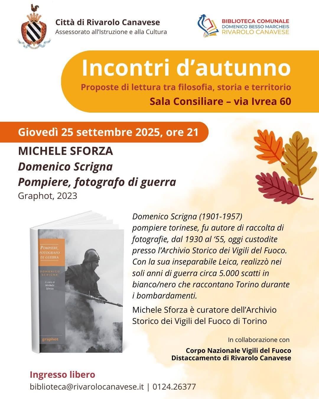 RIVAROLO CANAVESE - Incontri d'autunno