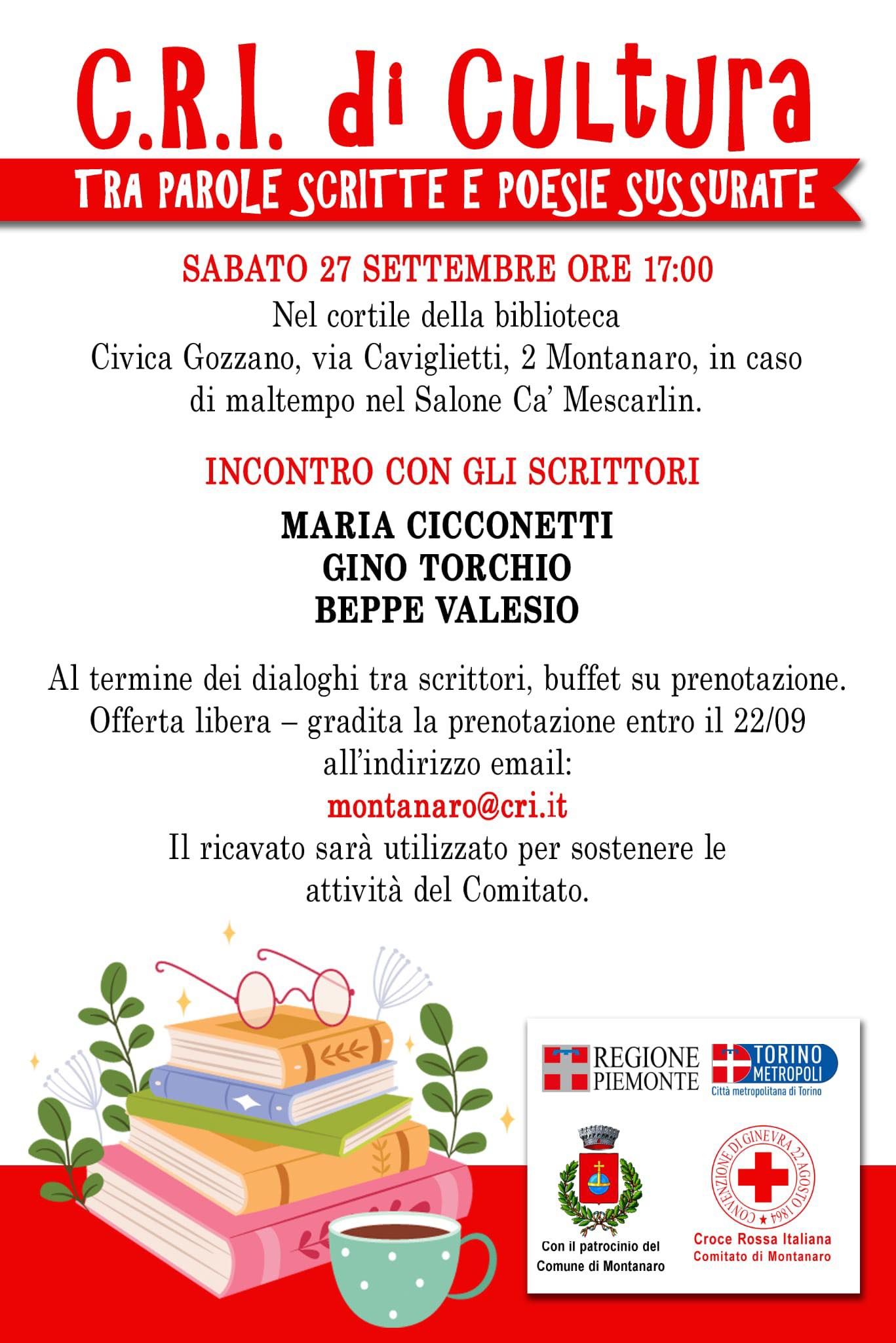 MONTANARO - Croce Rossa tra cultura e solidarietà