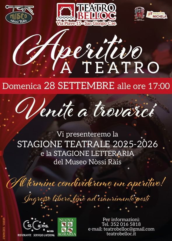 SAN GIORGIO CANAVESE - Aperitivo a Teatro
