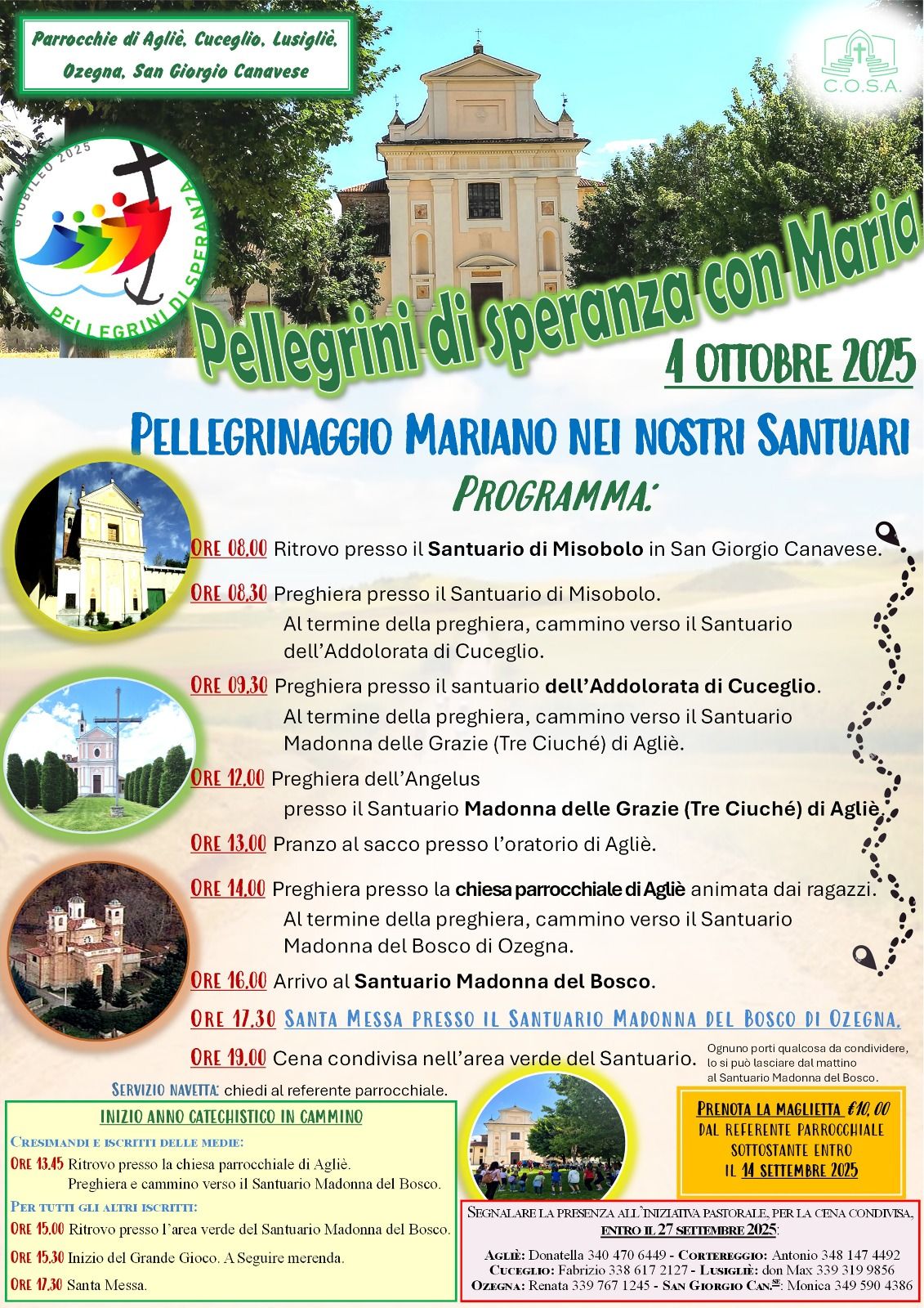 SAN GIORGIO CANAVESE - Pellegrini di speranza con Maria