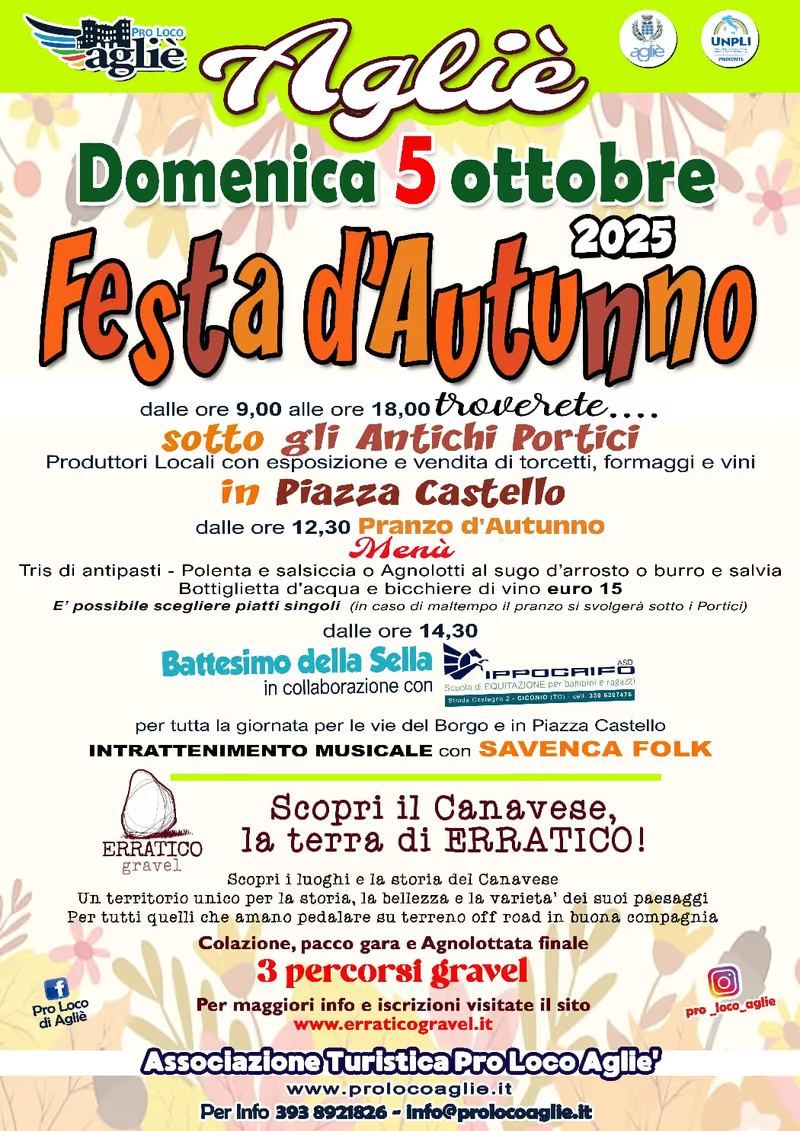 AGLIE' - Festa d'Autunno