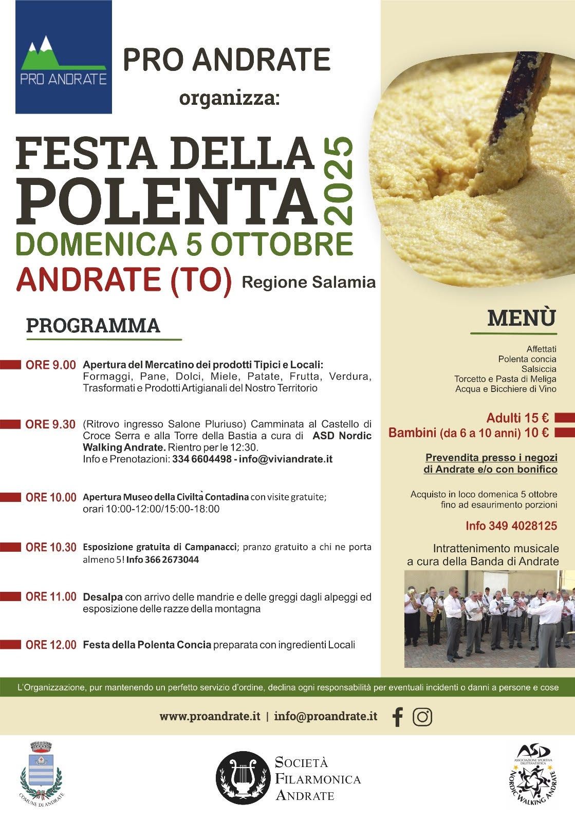 ANDRATE - Festa della polenta