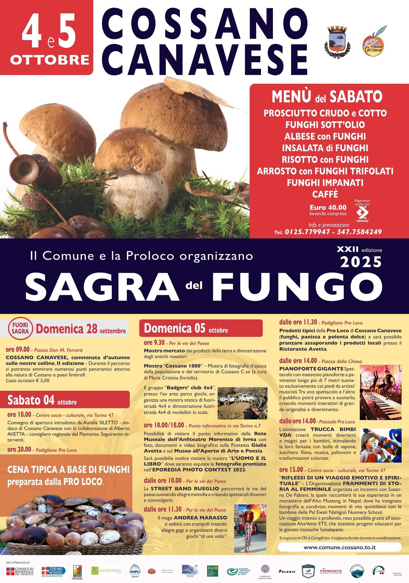 COSSANO CANAVESE - Sagra del Fungo