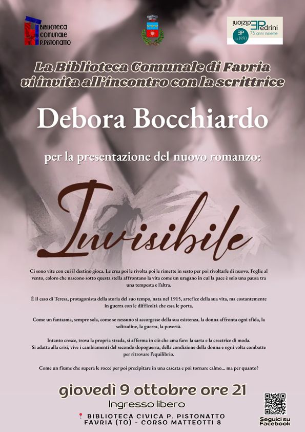 FAVRIA - Presentazione del libro Invisibile