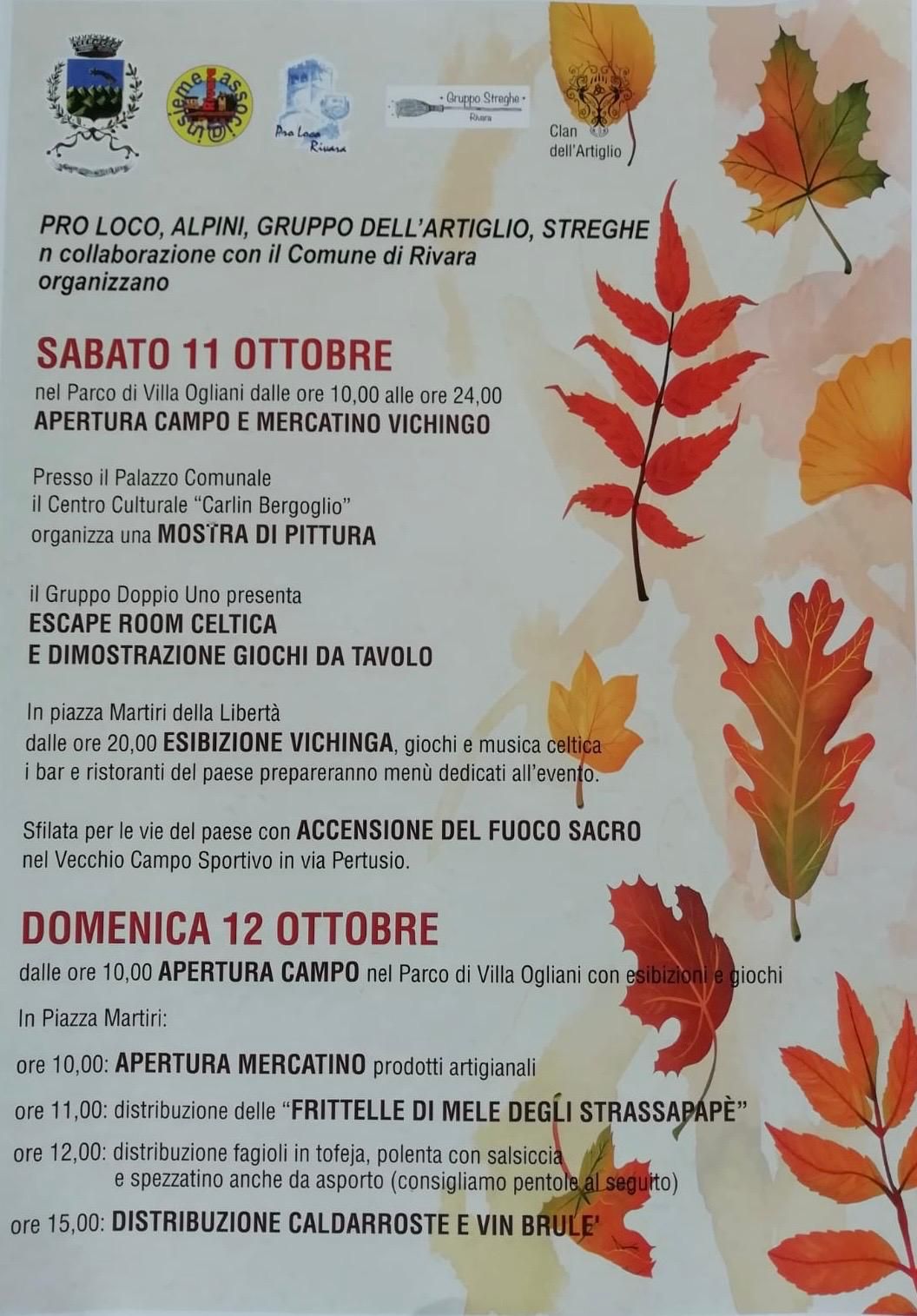 RIVARA - Campo e mercatino vichingo