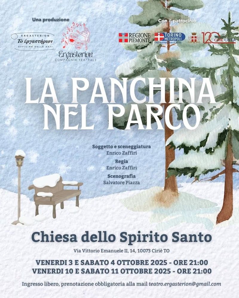 CIRIE' - La panchina nel Parco