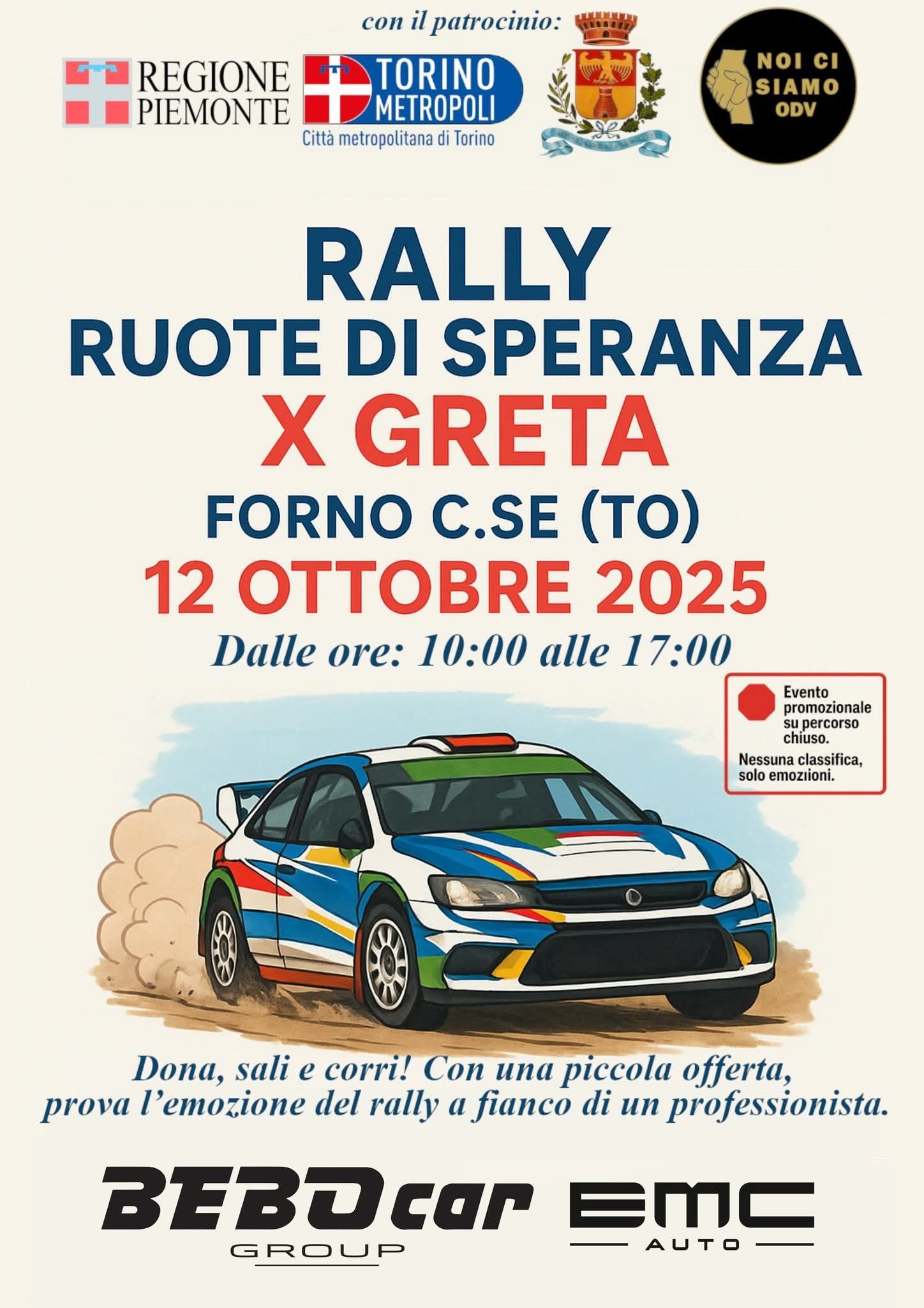 FORNO CANAVESE - Ruote di speranza per Greta
