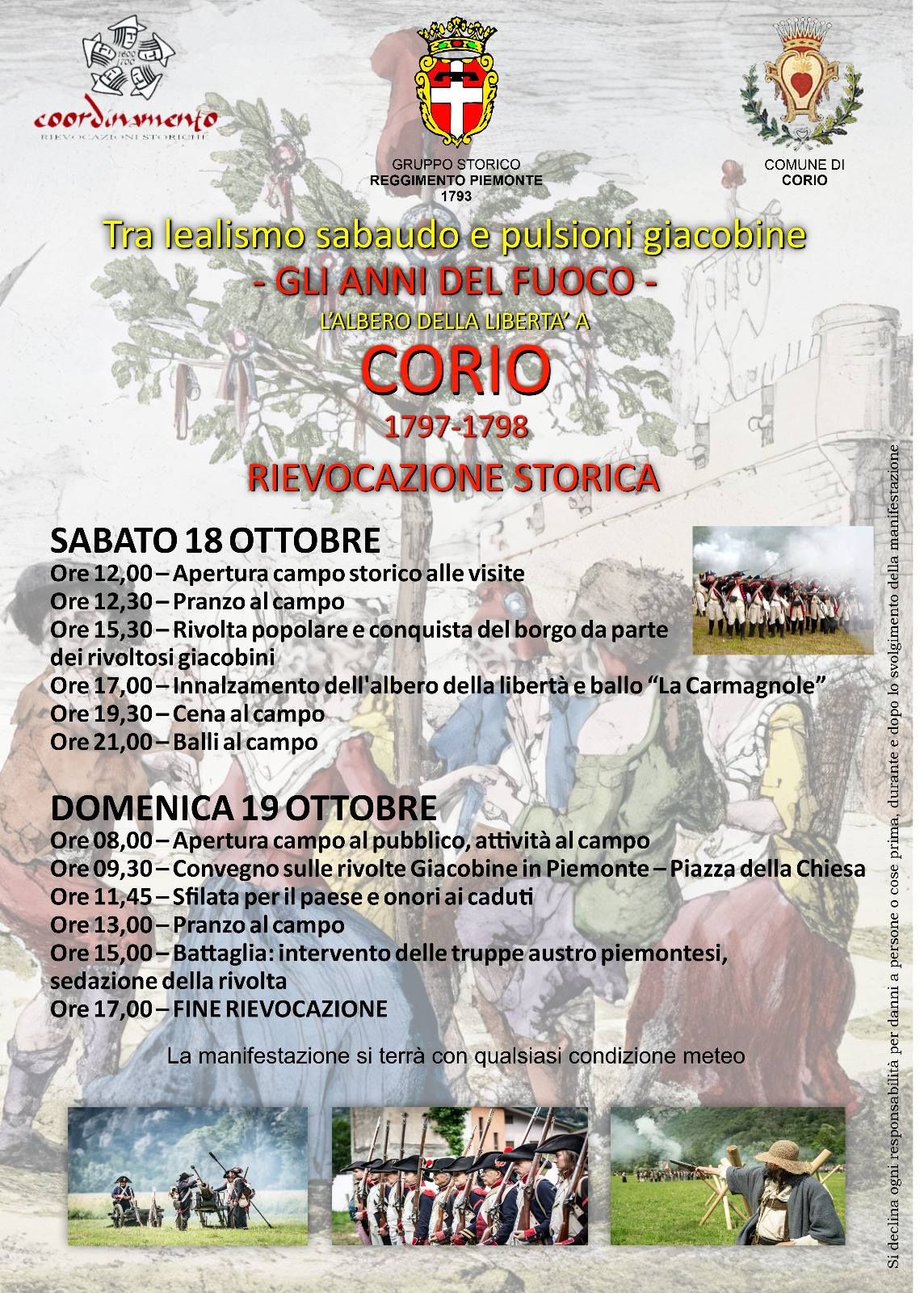 CORIO - Rievocazione storica anni 1797-1798