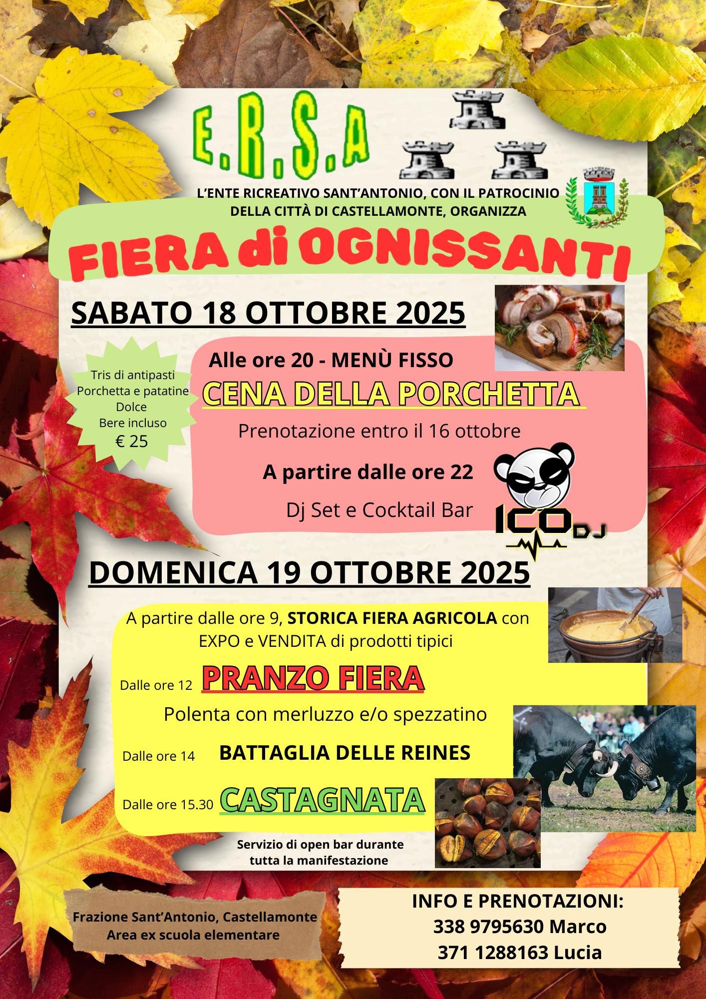 CASTELLAMONTE - Festa di Ognissanti a Sant'Antonio