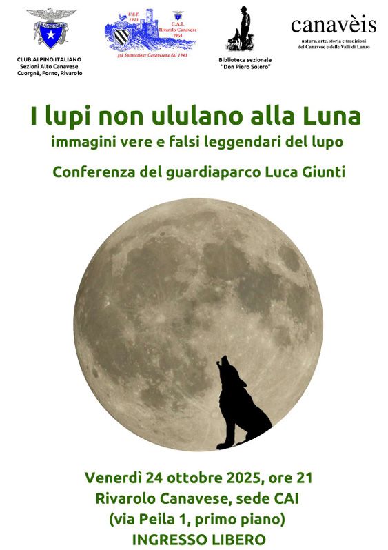 RIVAROLO CANAVESE - I lupi non ululano alla luna