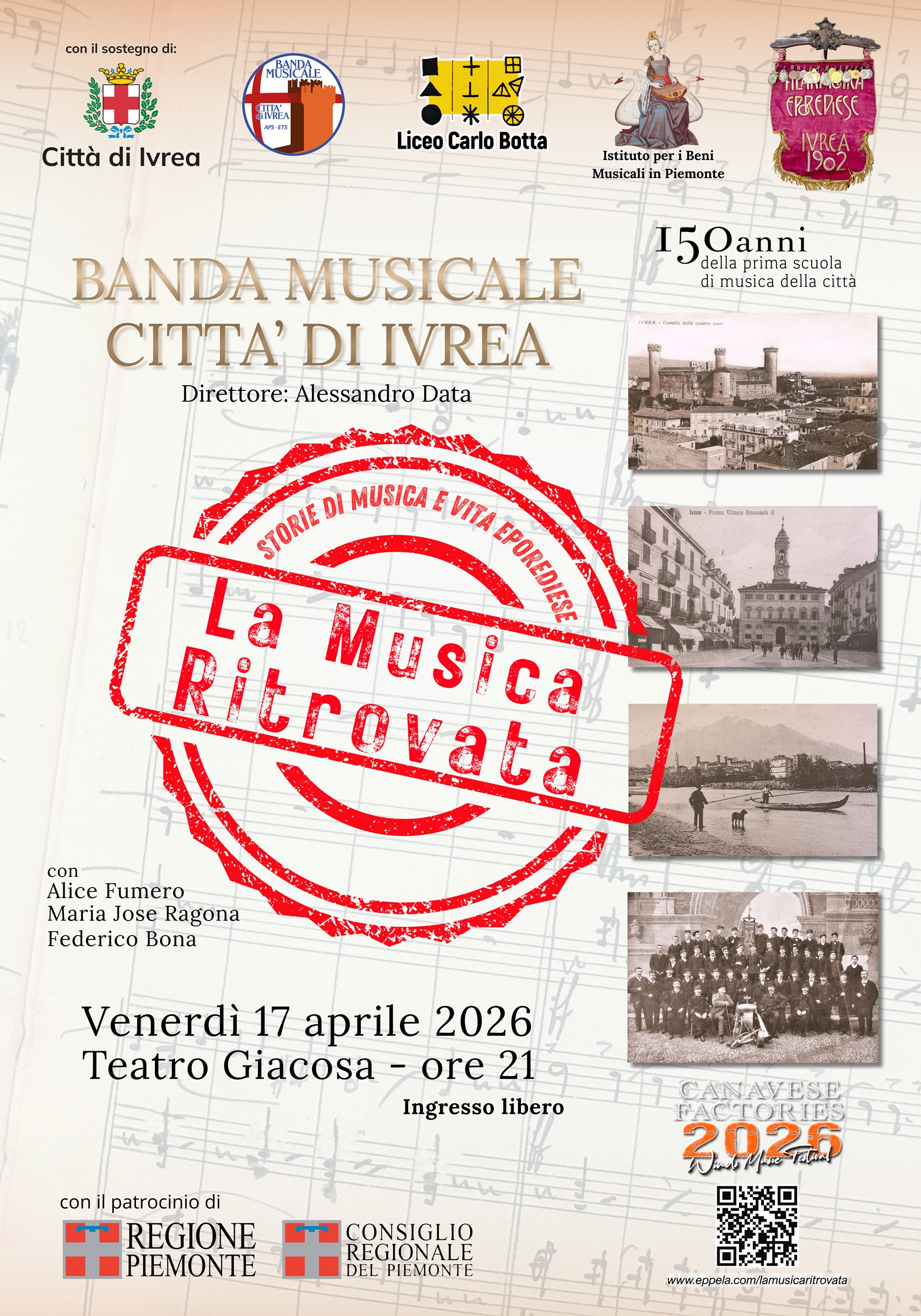 La Musica Ritrovata – Storie di vita e musica eporediese