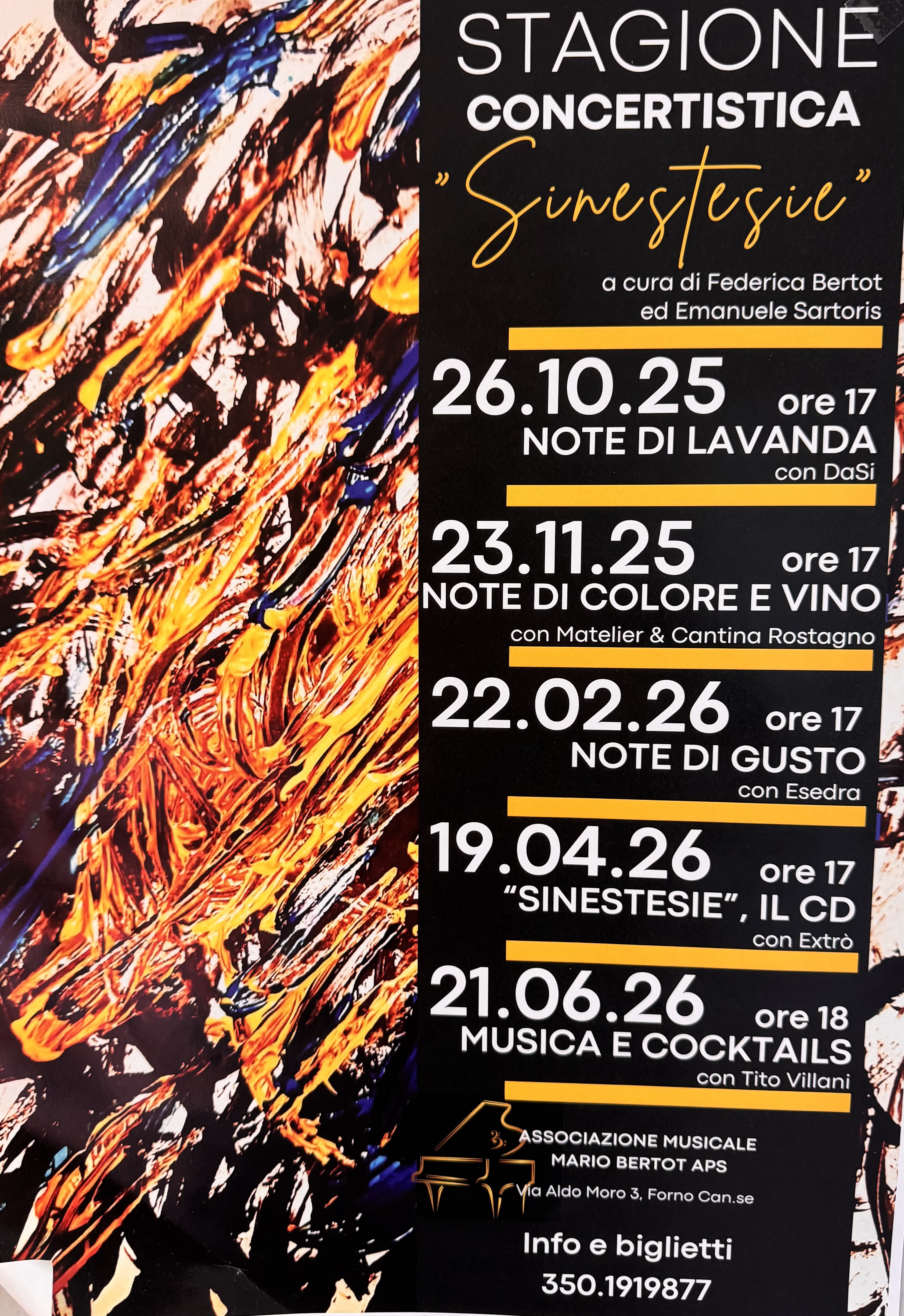 Stagione Concertistica 'Sinestesie'