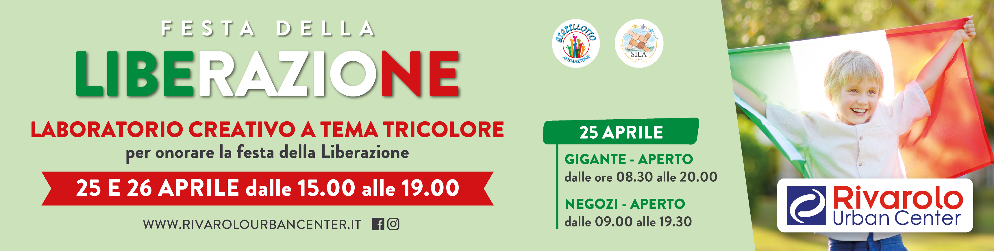 Festa della Liberazione - Laboratorio Creativo a Tema Tricolore