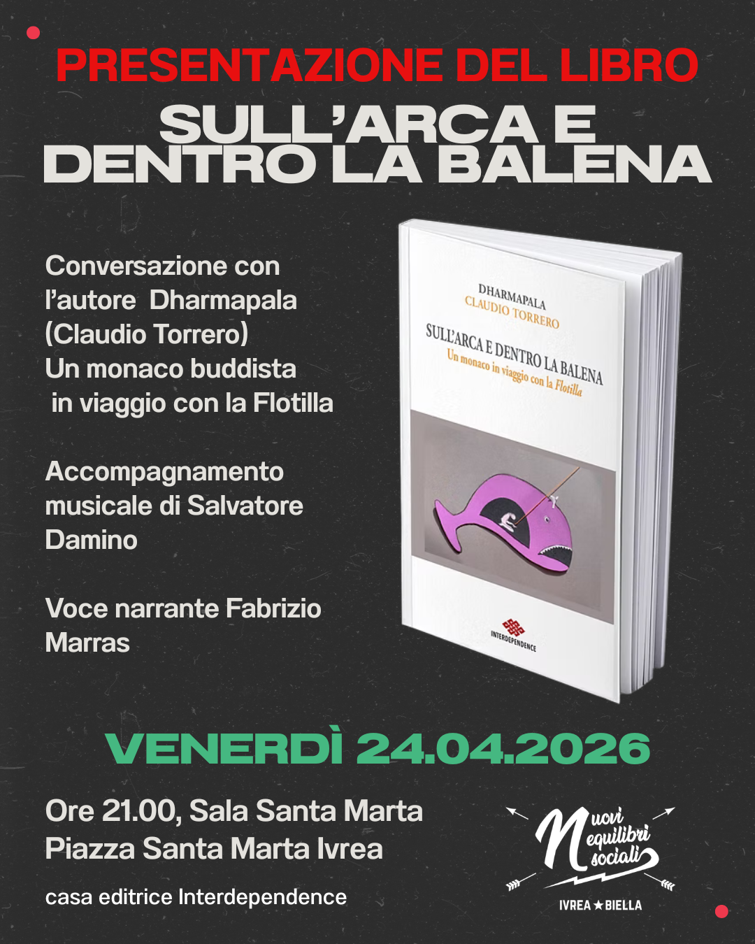 Presentazione del libro 'Sull'Arca e dentro la balena'