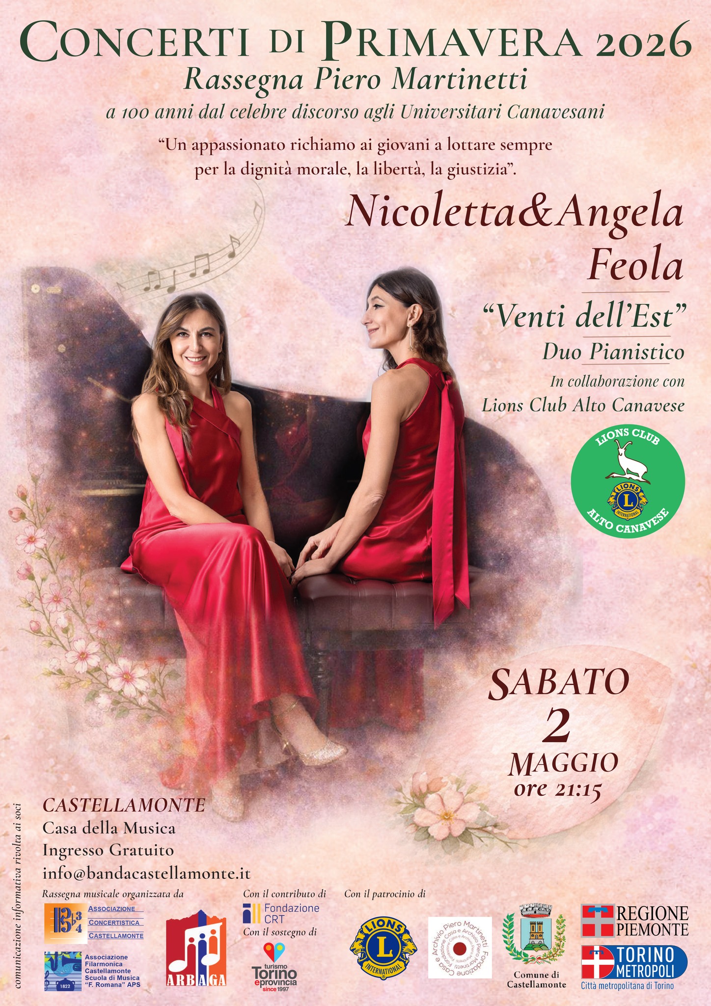Concerto "Venti dell'Est" con Nicoletta & Angela Feola