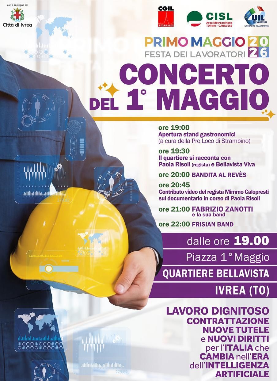 Concerto del 1° Maggio a Ivrea
