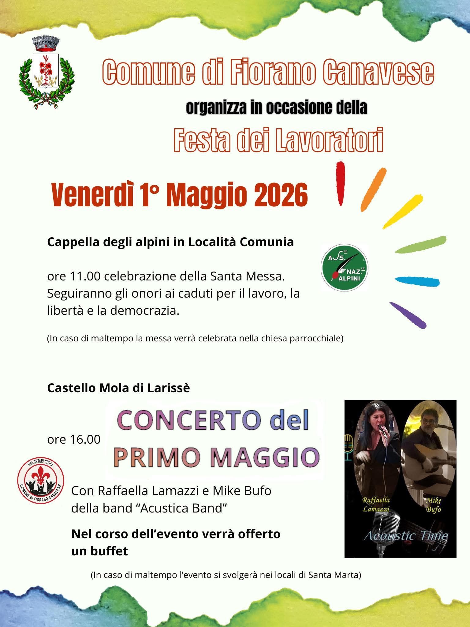 Festa dei Lavoratori a Fiorano Canavese