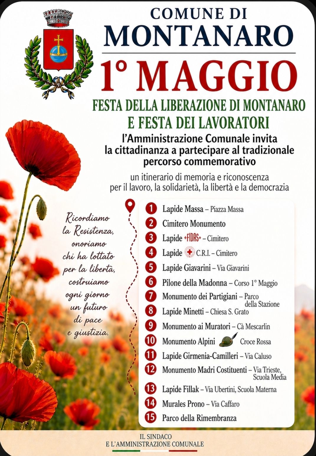 Festa della Liberazione di Montanaro e Festa dei Lavoratori