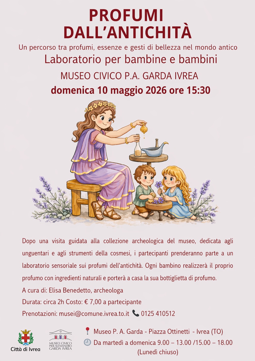 Profumi dall'Antichità: Laboratorio Esperienziale per Bambini