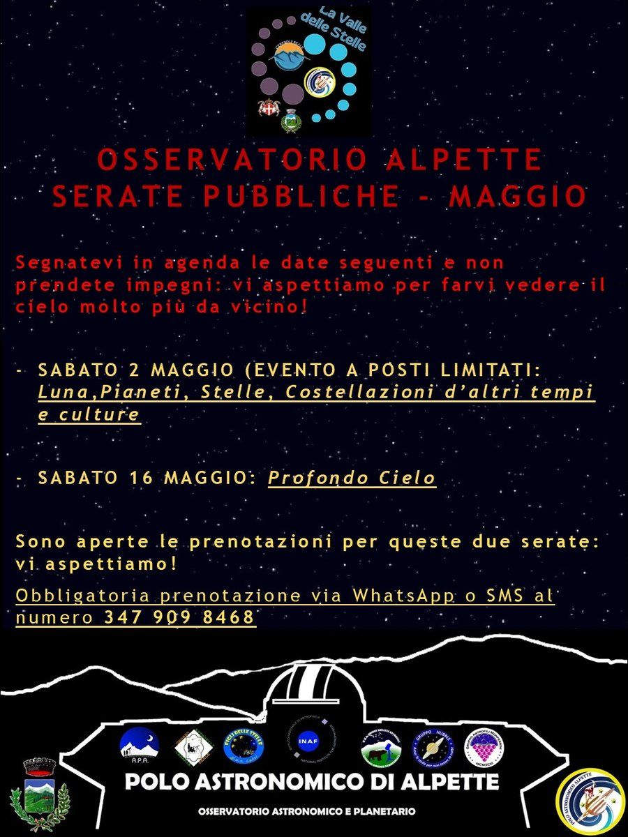 Serate Astronomiche al Polo di Alpette