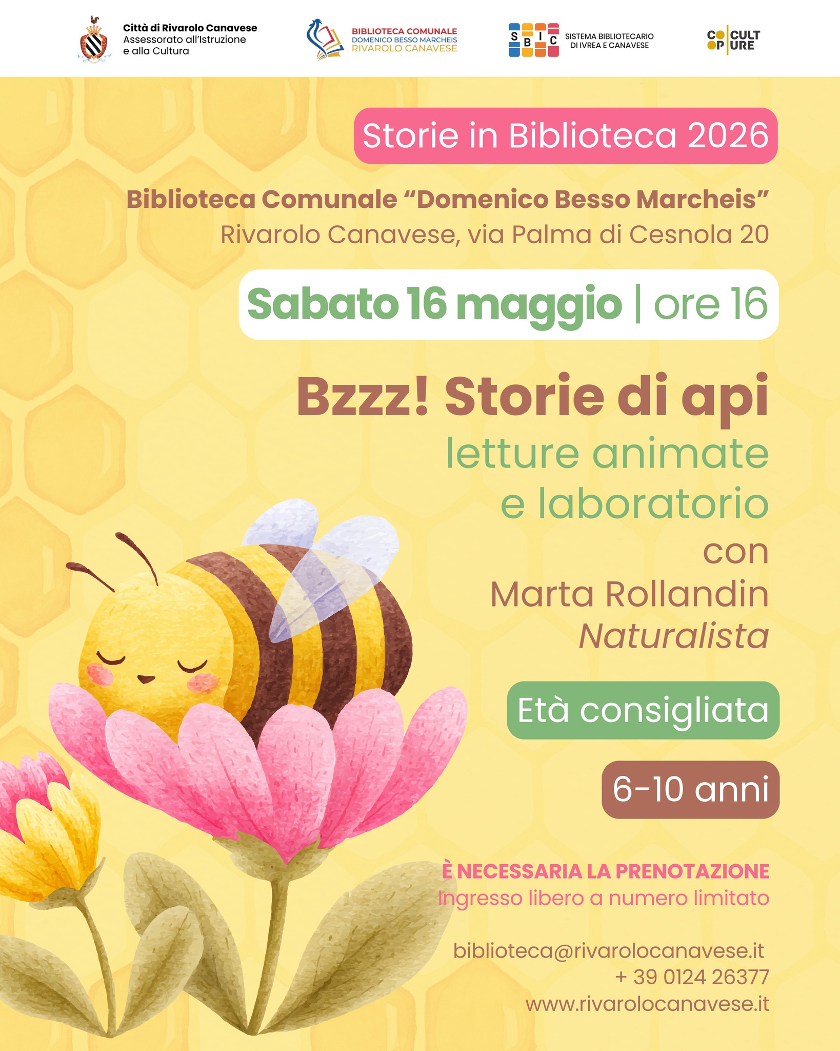 Bzzz! Storie di api in Biblioteca