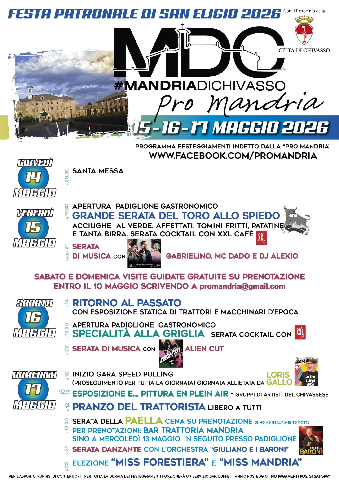 Festa Patronale di Sant'Eligio 2026