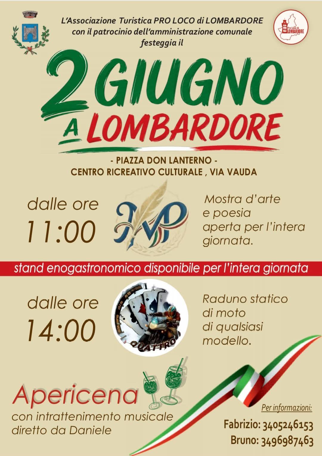 Festa del 2 Giugno a Lombardore