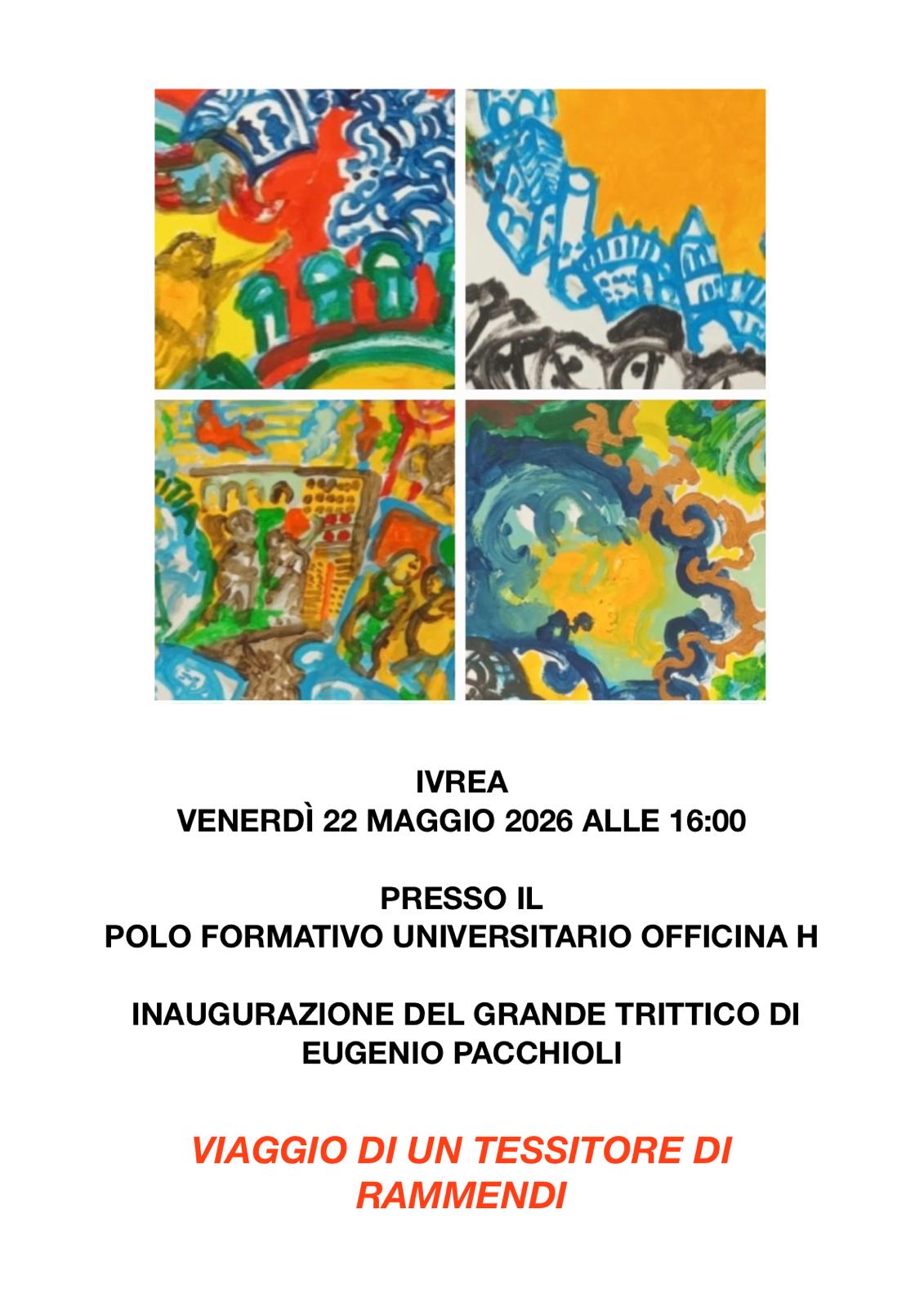 Inaugurazione del Grande Trittico di Eugenio Pacchioli