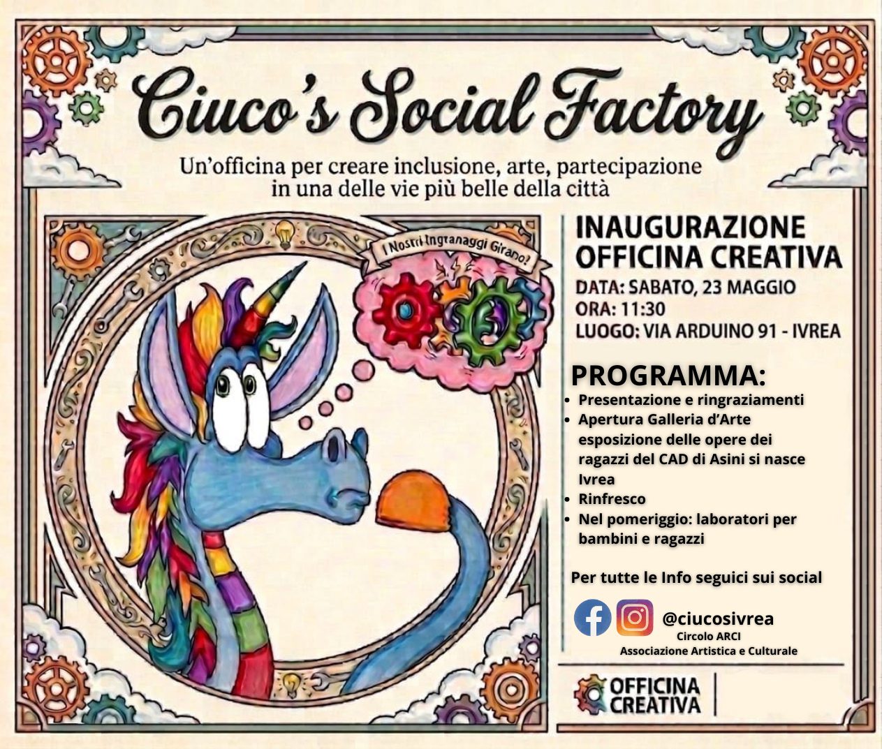 Inaugurazione Ciucò's Social Factory