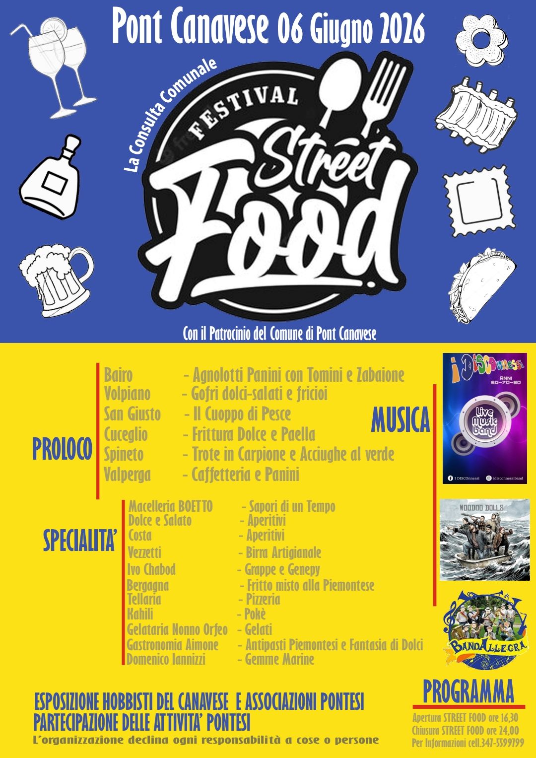 Festival Street Food a Pont Canavese