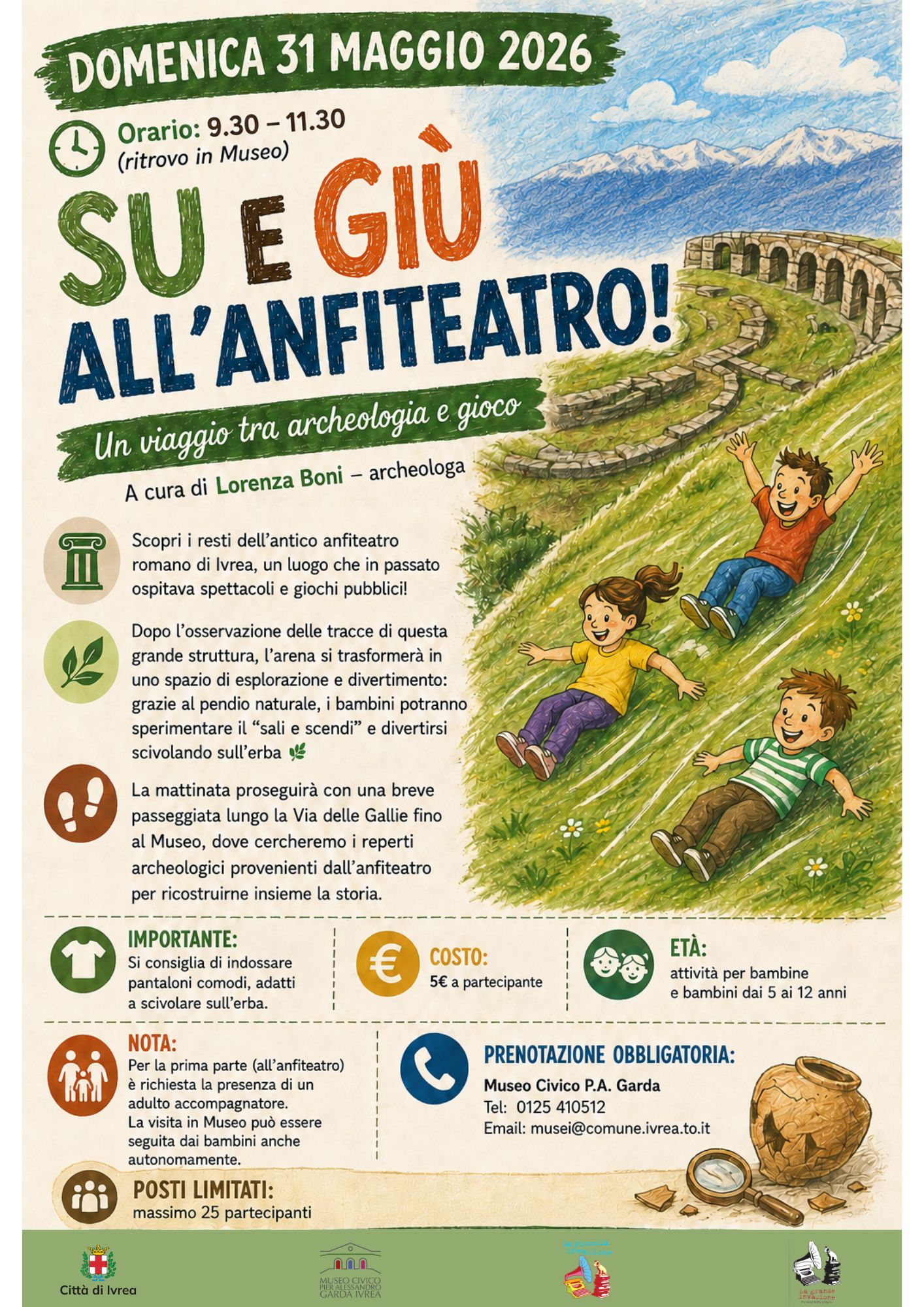 Su e giù all’Anfiteatro! – Un viaggio tra archeologia e gioco