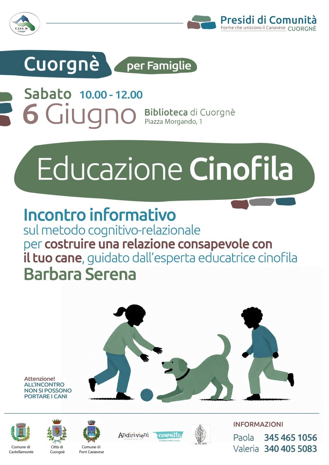Incontro di Educazione Cinofila a Cuorgnè
