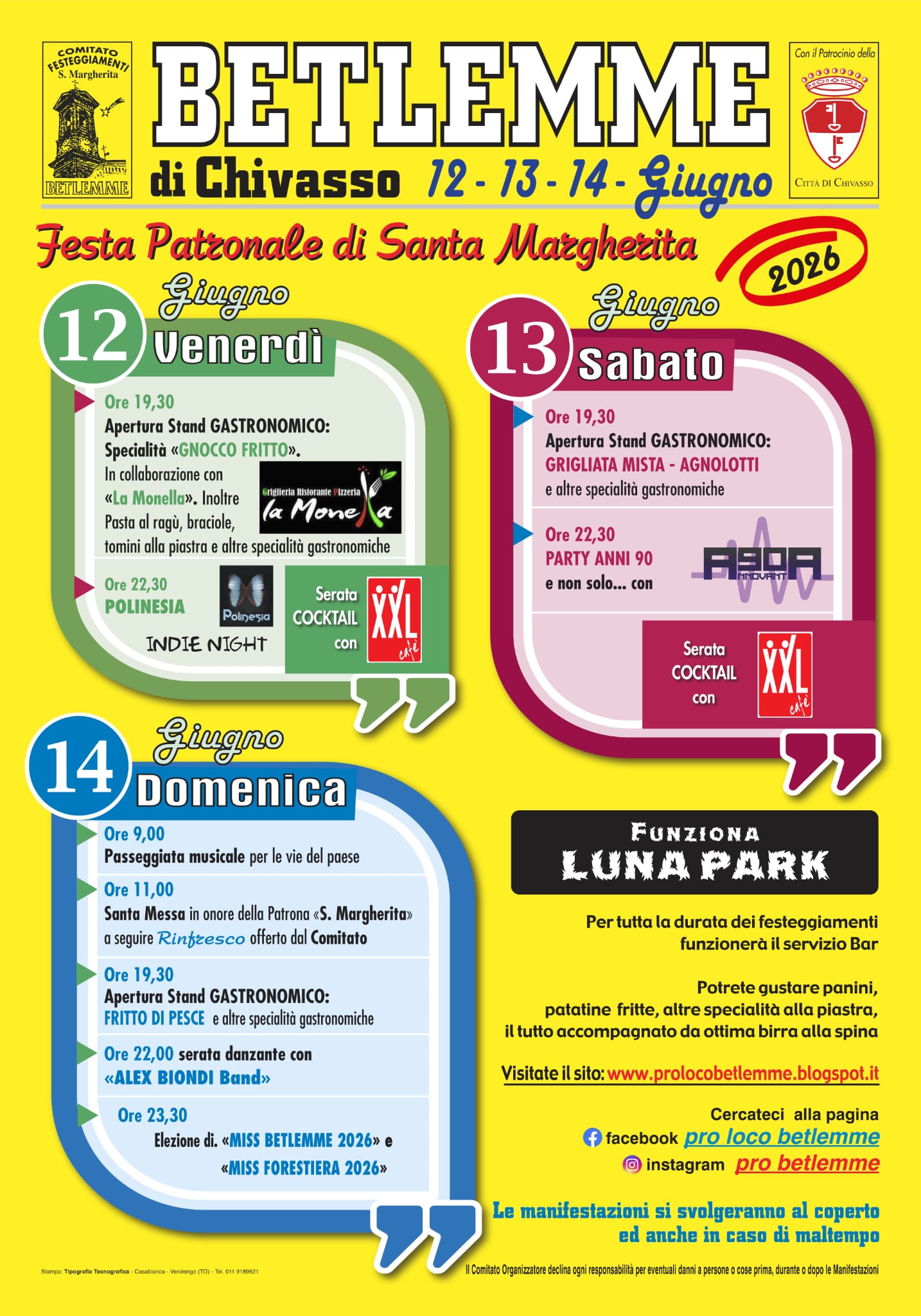 Festa Patronale di Santa Margherita a Betlemme di Chivasso