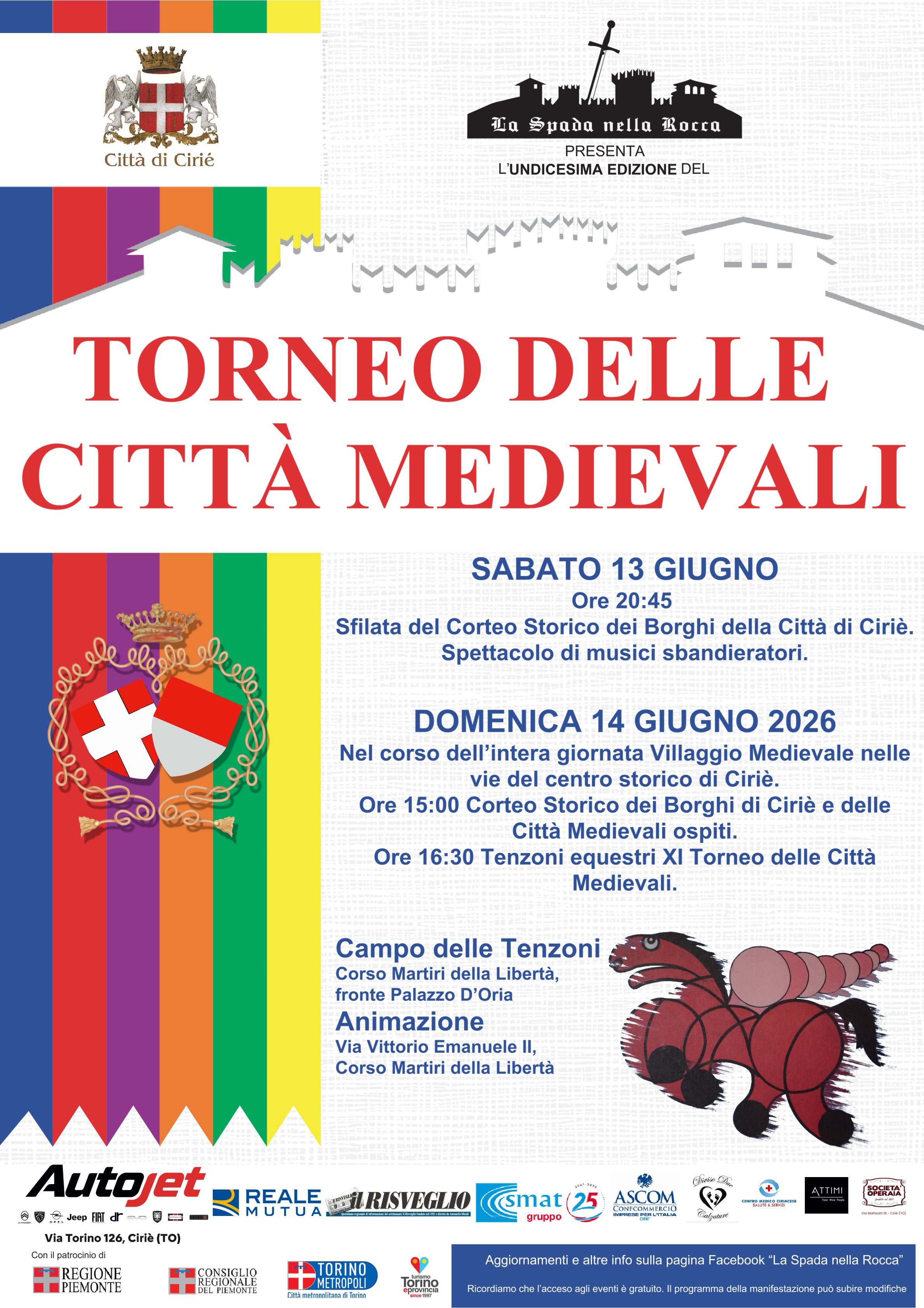 Torneo delle Città Medioevali a Ciriè