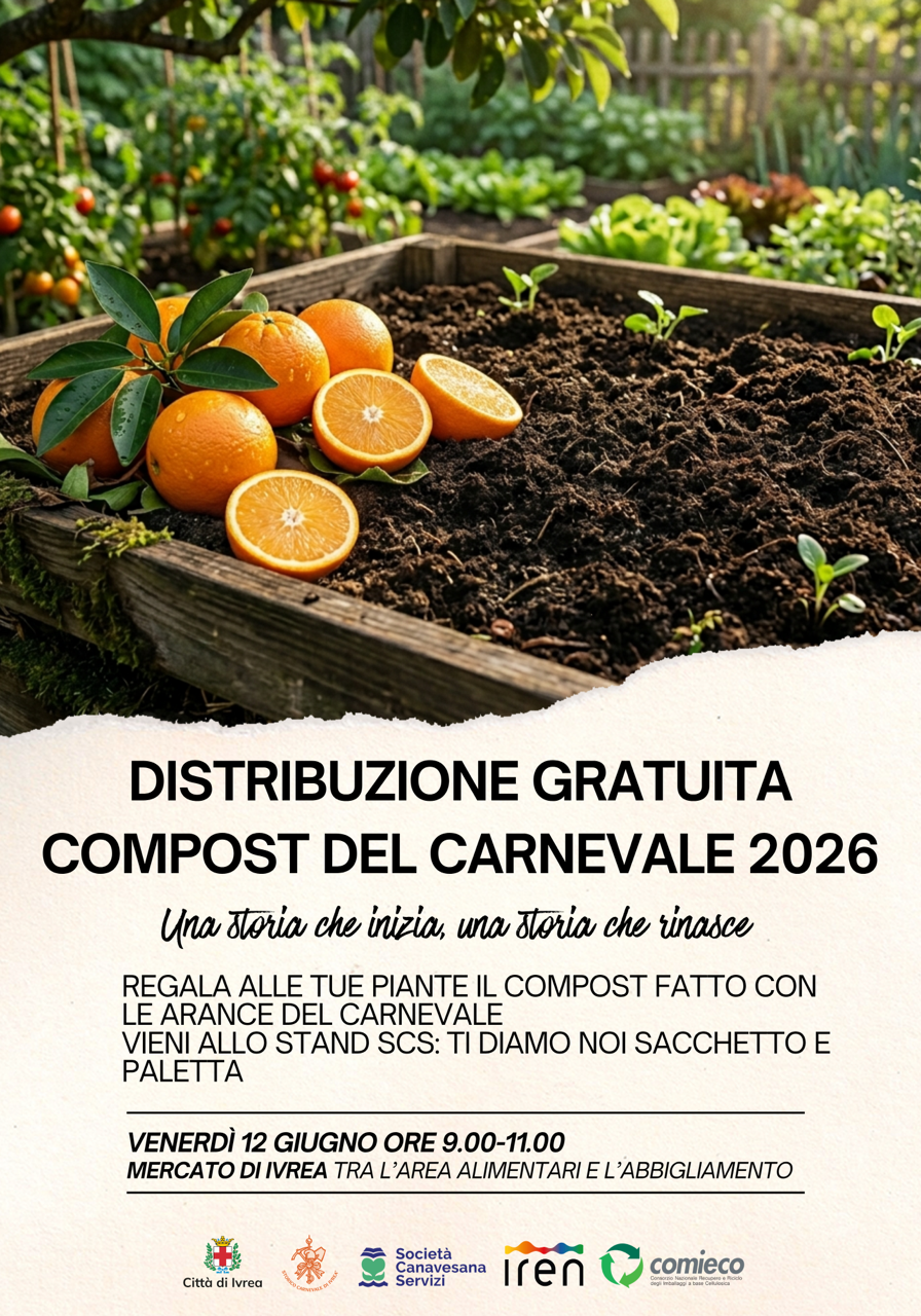 Distribuzione gratuita del compost del Carnevale 2026