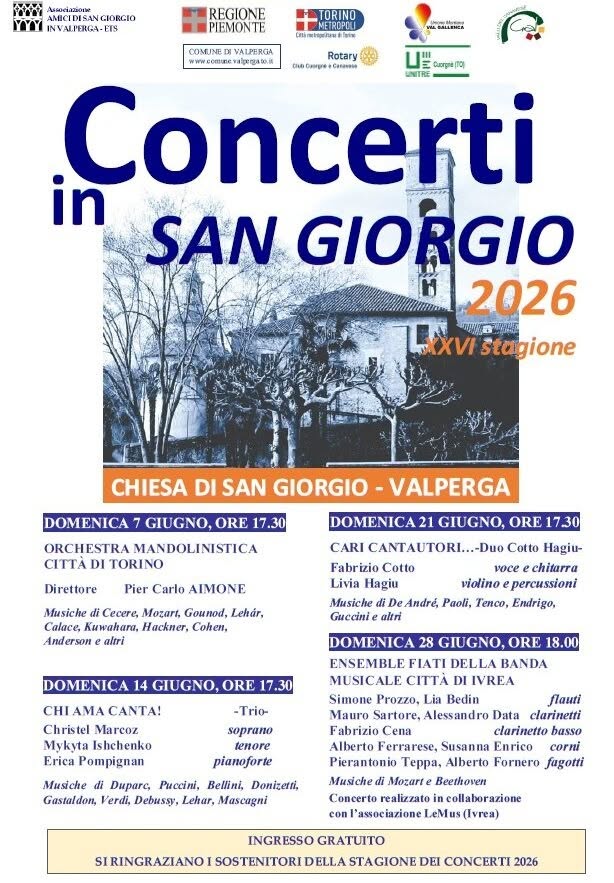 XXVI Stagione dei Concerti in San Giorgio